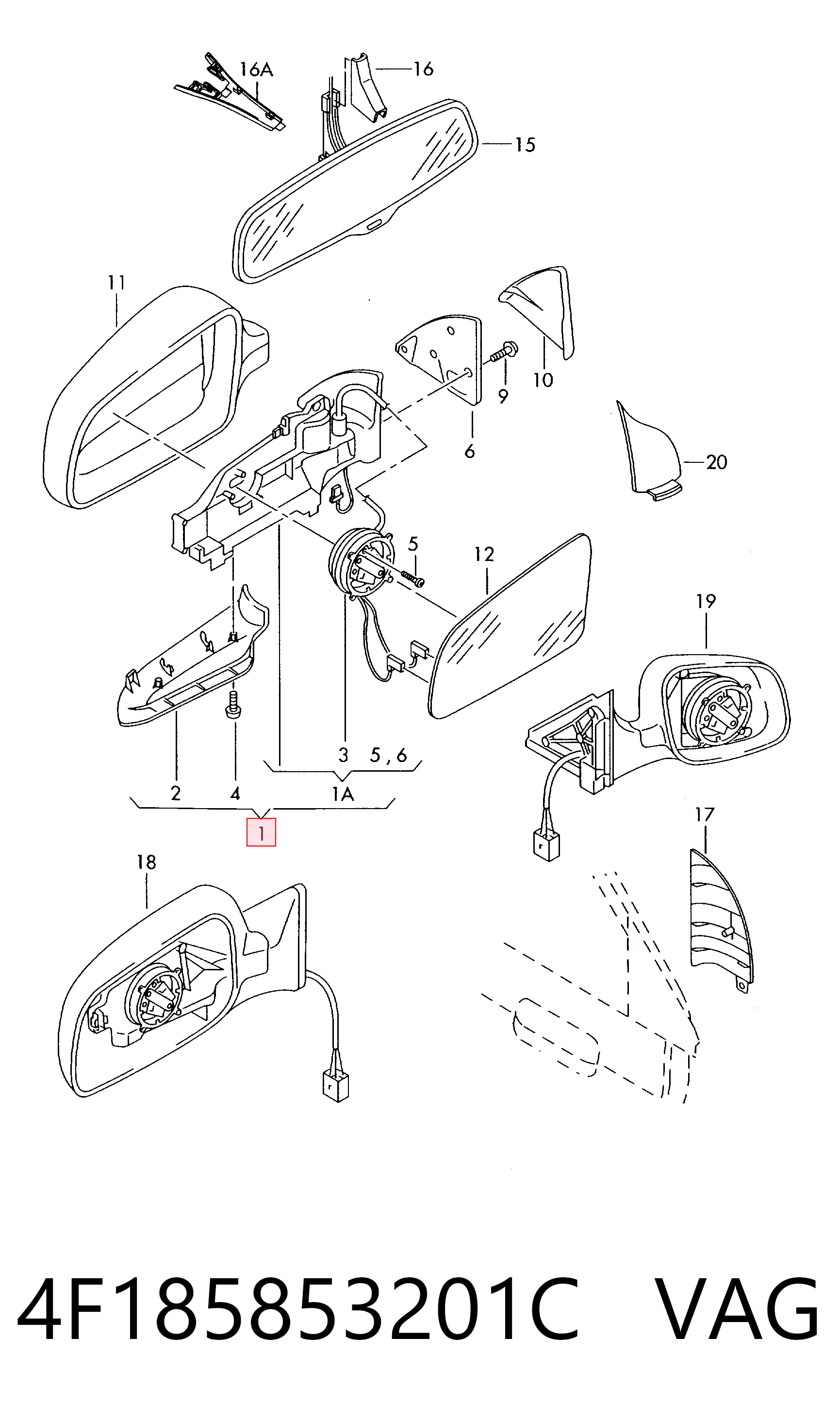 4F185853201C VAG