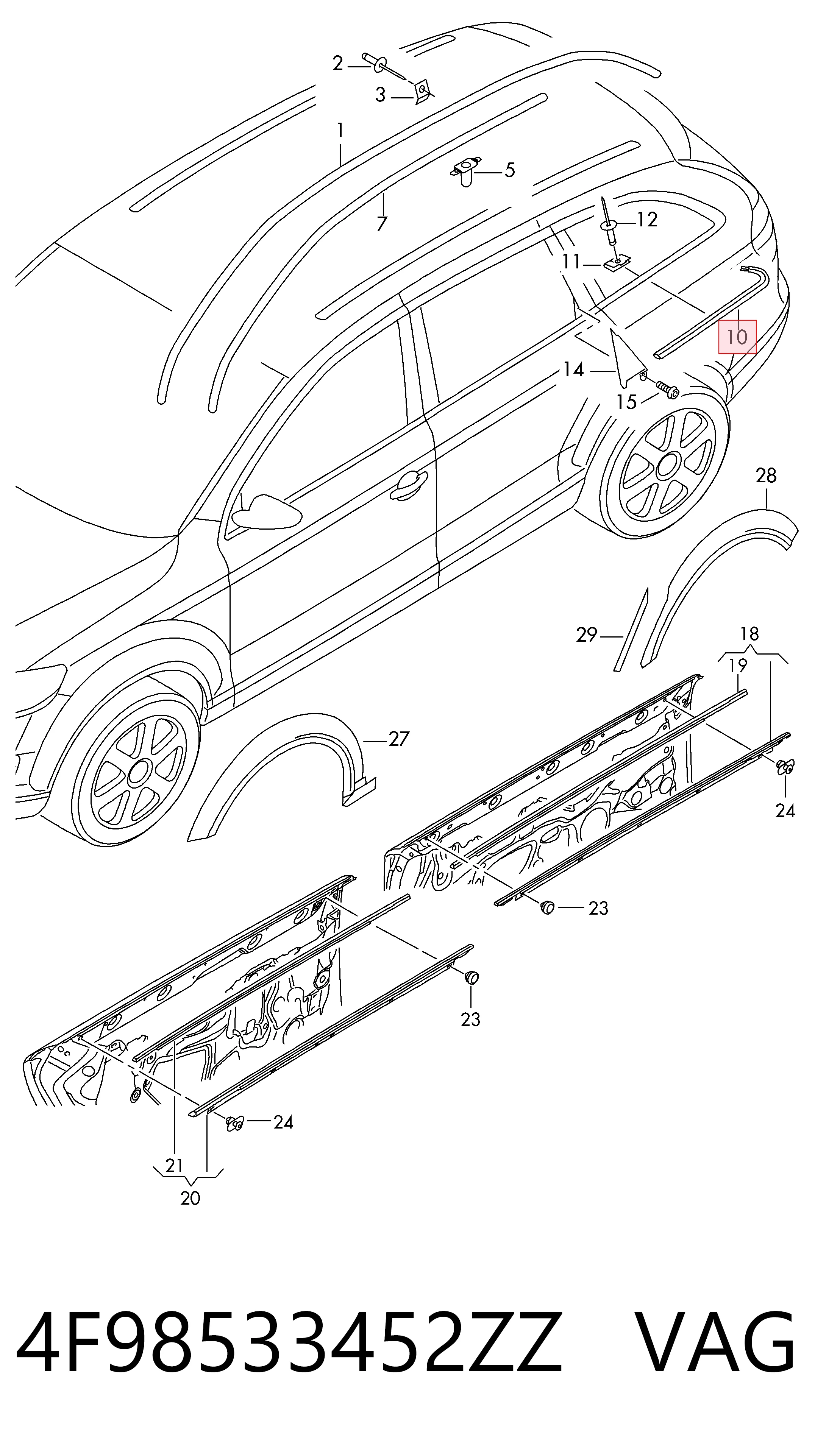 4F98533452ZZ VAG