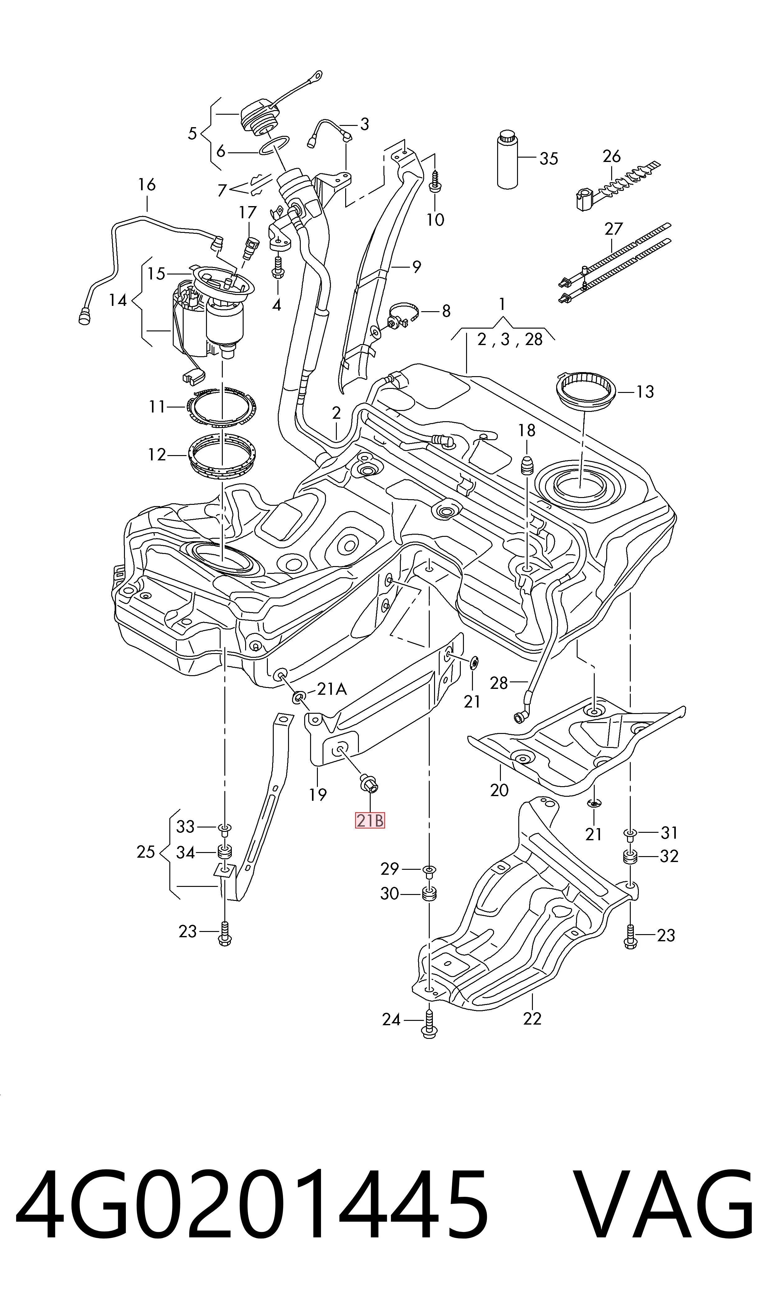 4G0201445 VAG