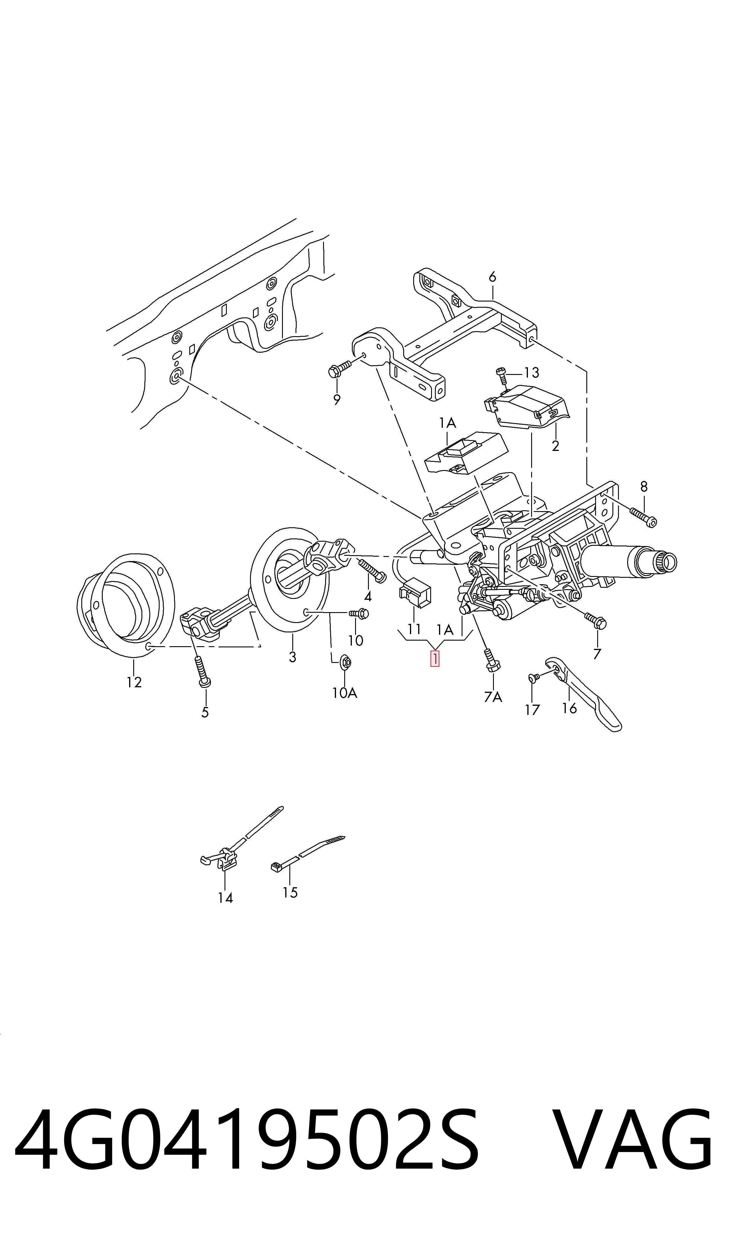 4G0419502S VAG