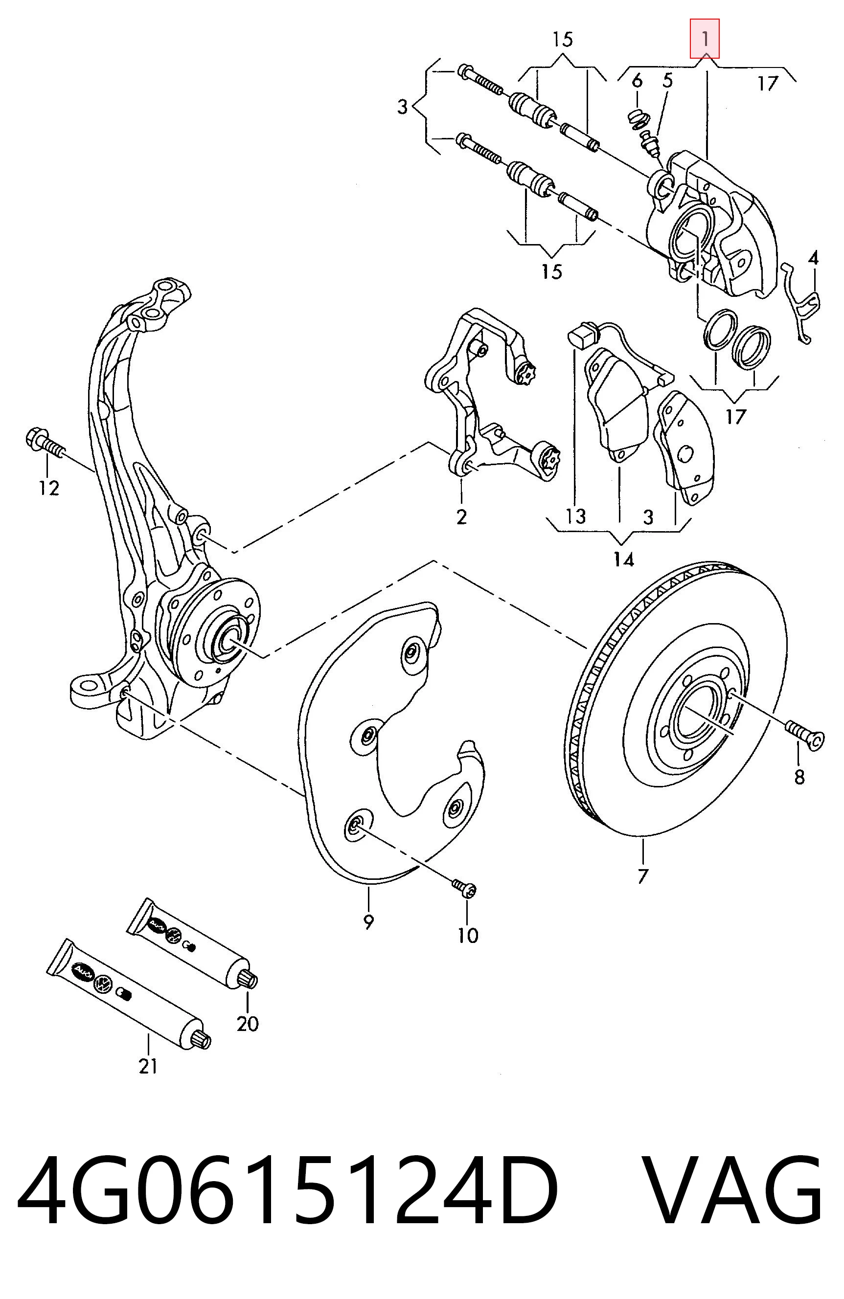 4G0615124D VAG
