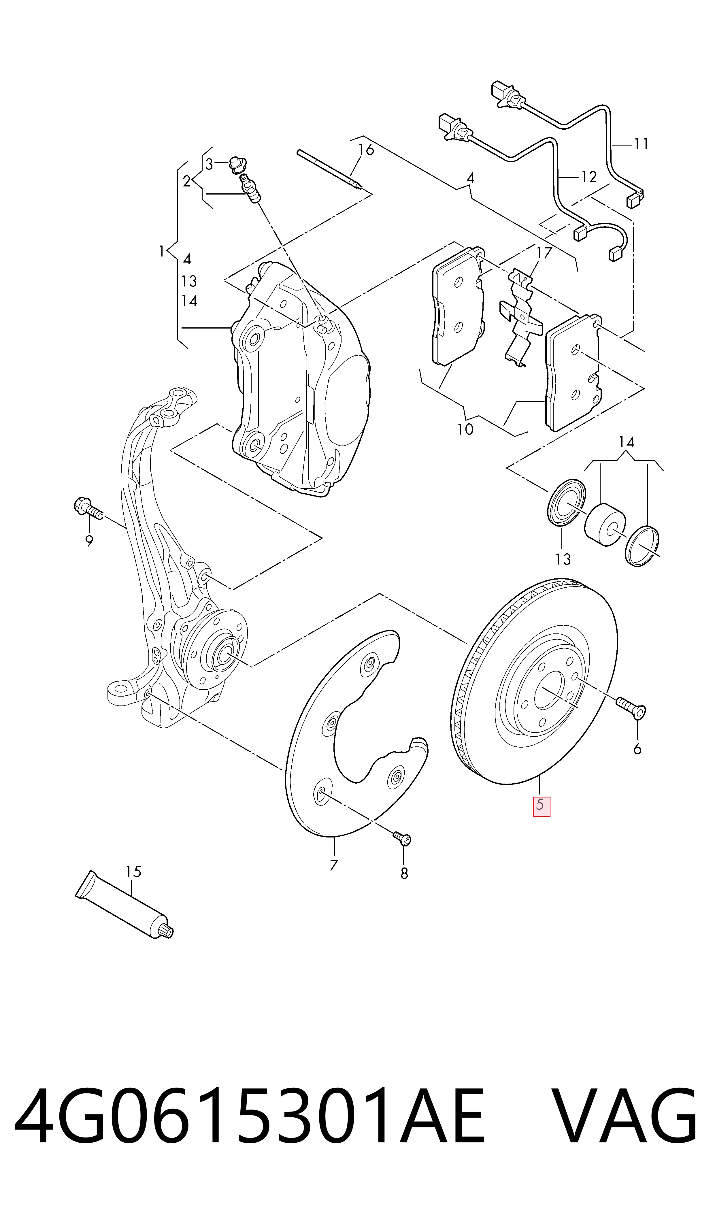 4G0615301AE VAG