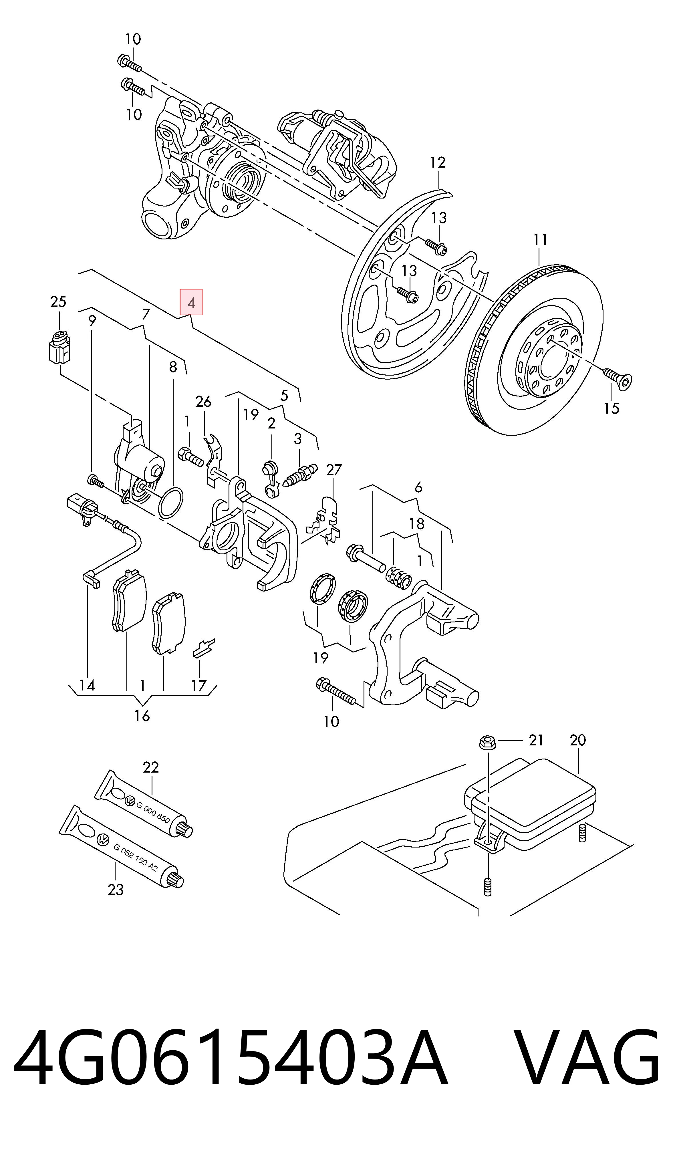 4G0615403A VAG