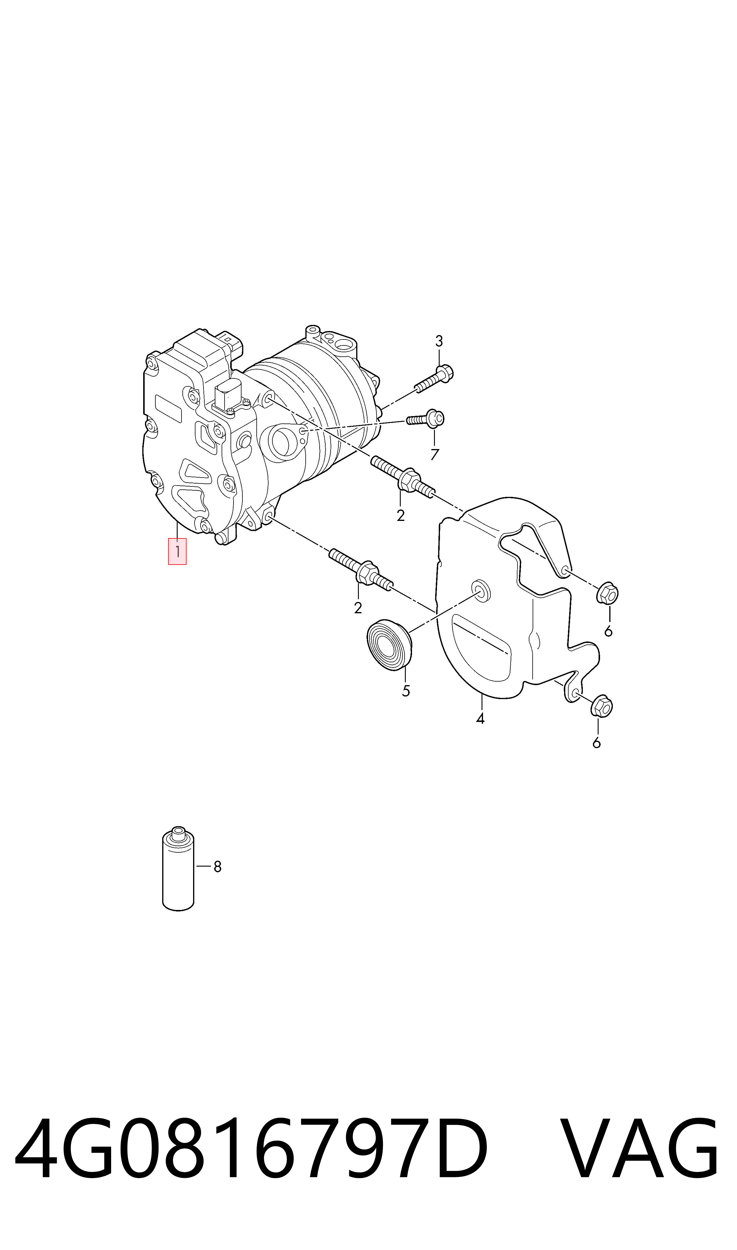 Compre Compressor de aparelho de ar condicionado Porsche Cayenne 