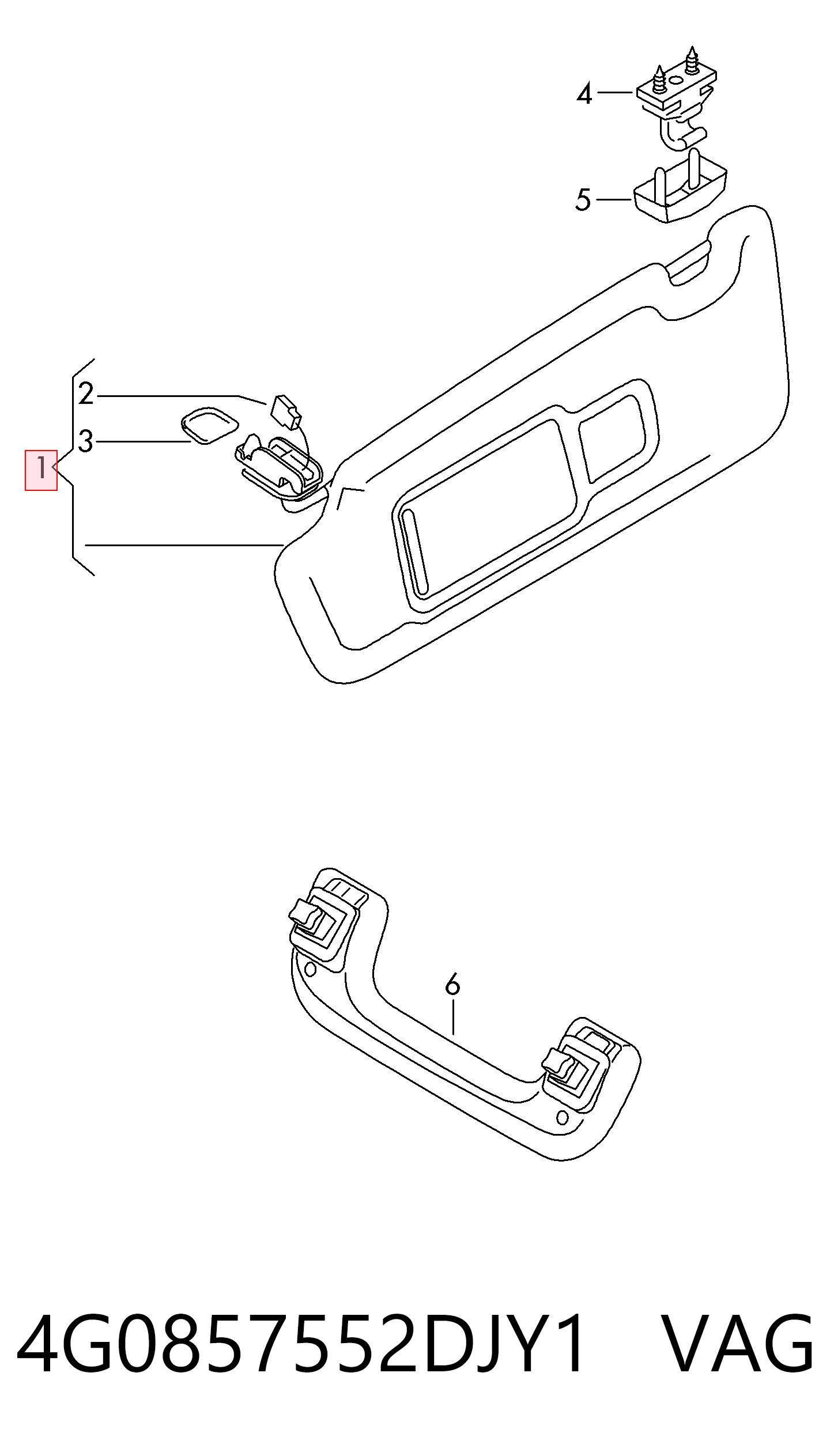 4G0857552DJY1 VAG