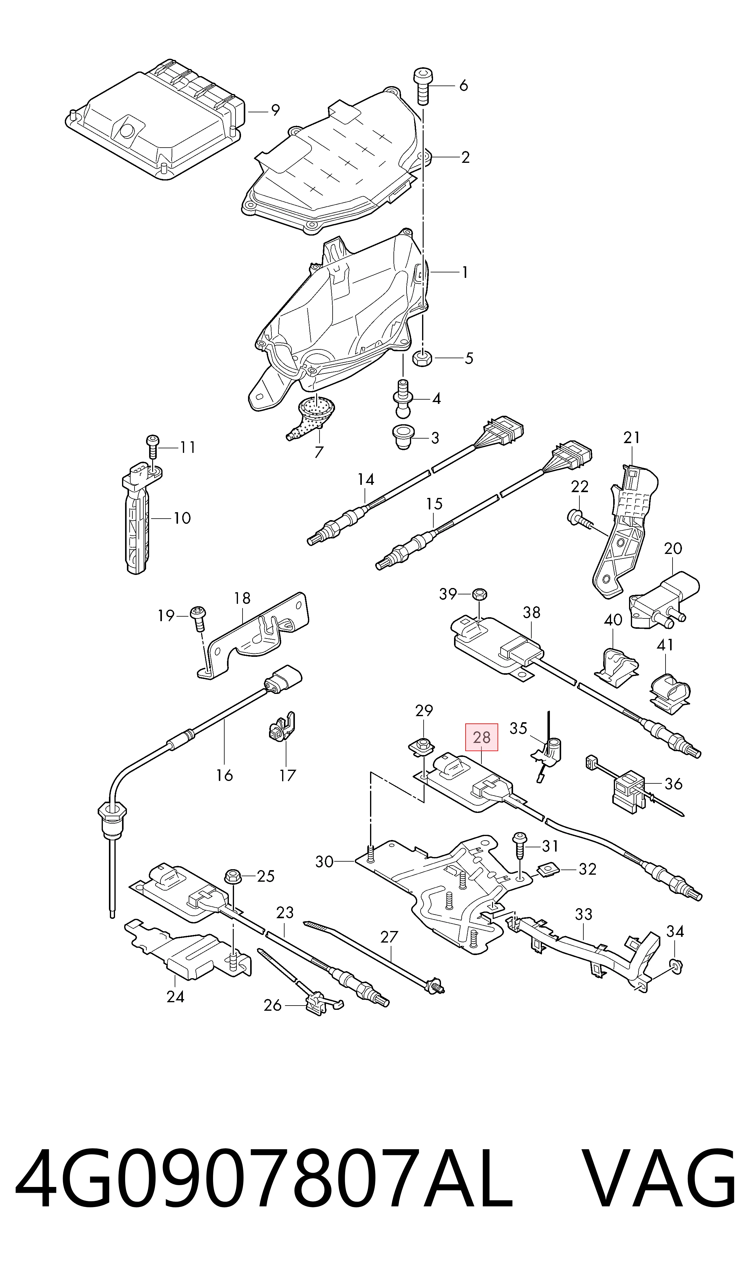4G0907807AL VAG 