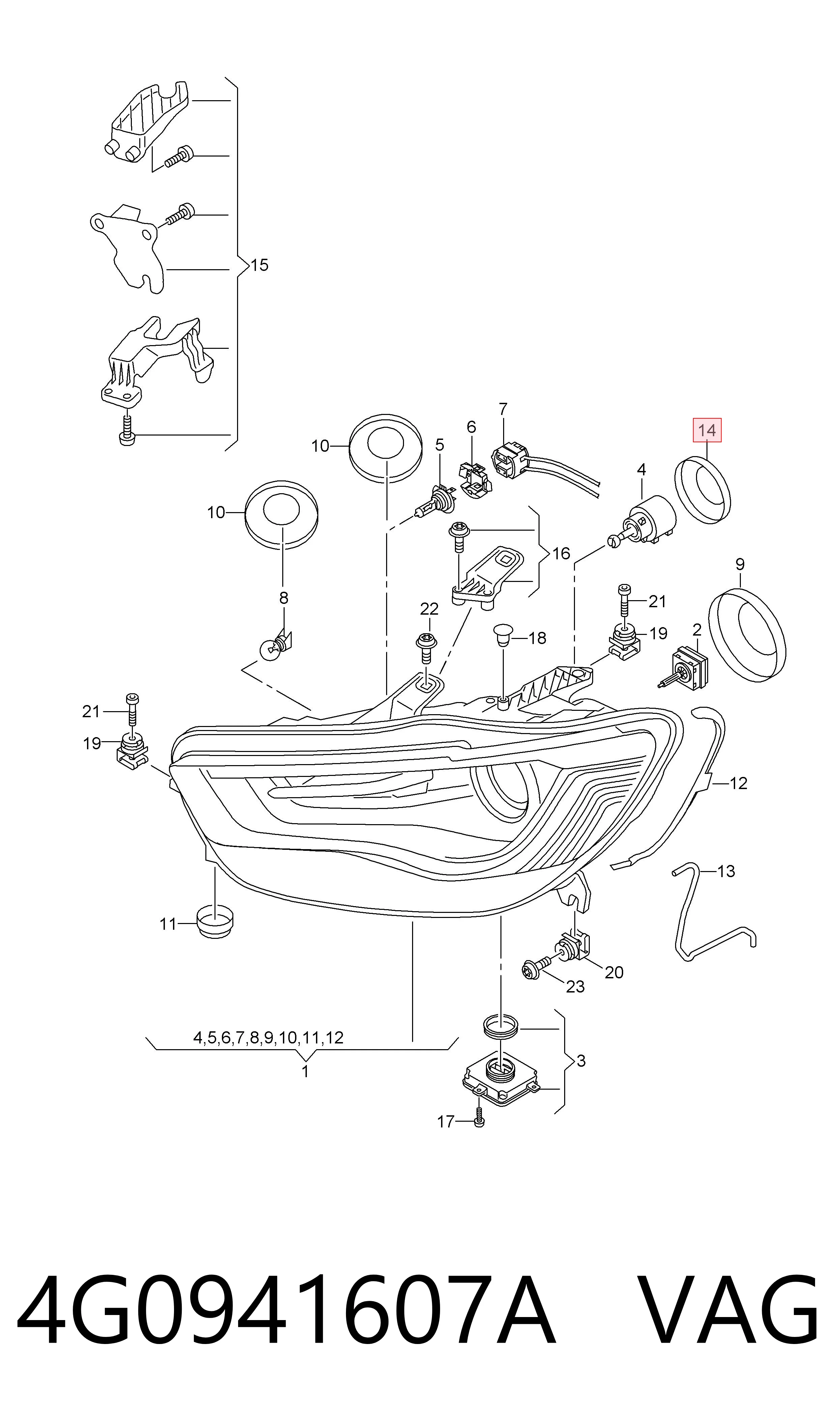 4G0941607A VAG