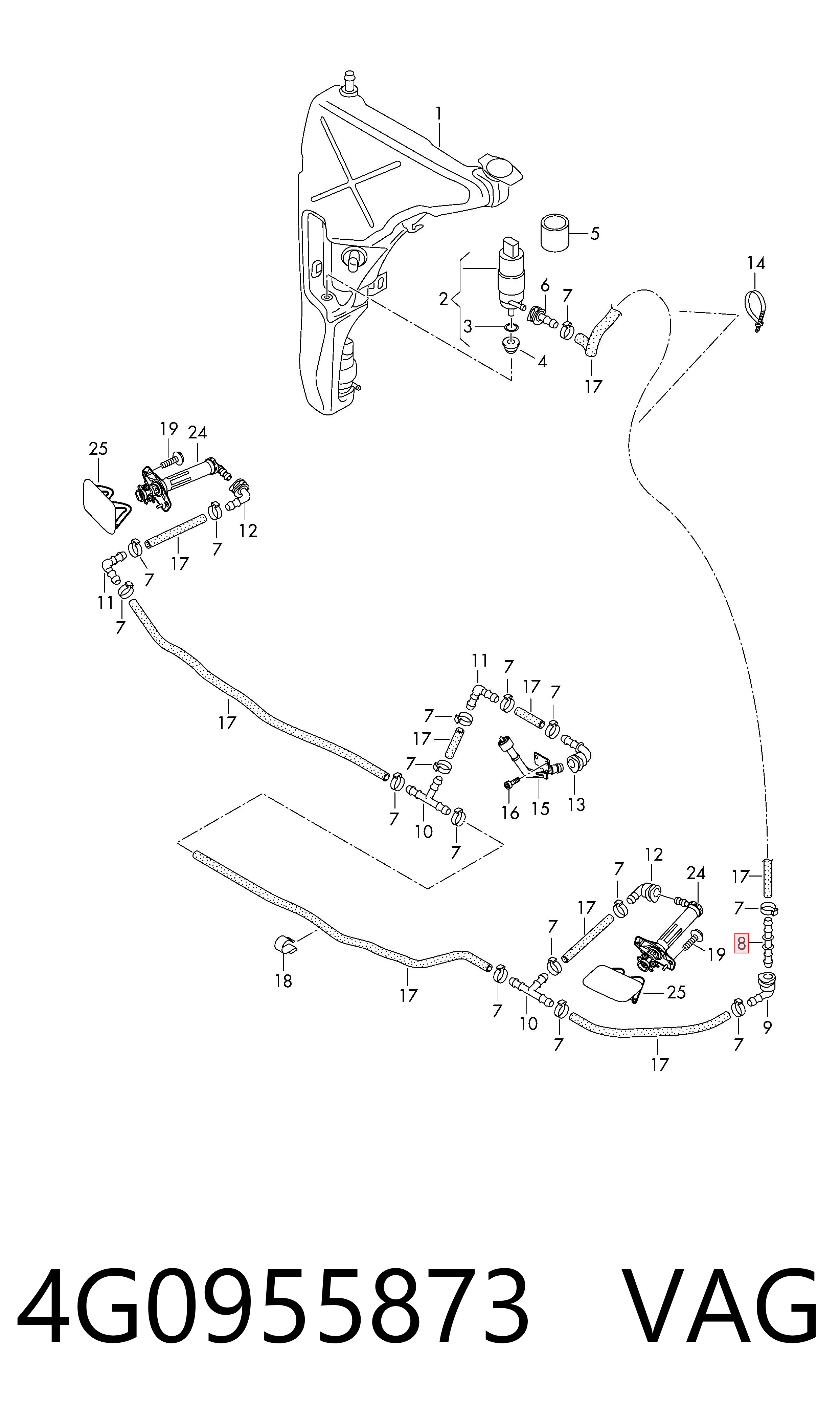 4G0955873 VAG 