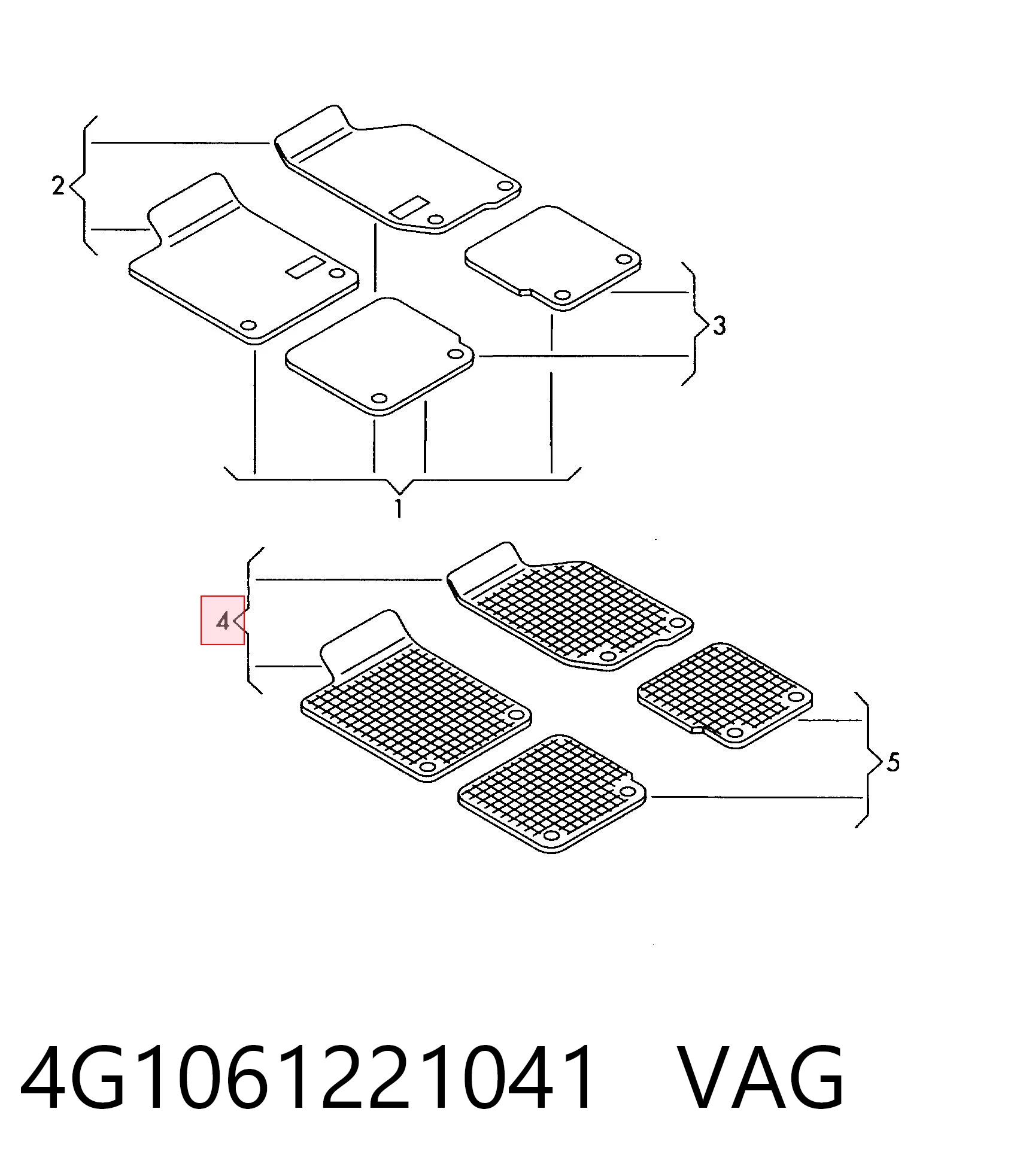 4G1061221041 VAG 