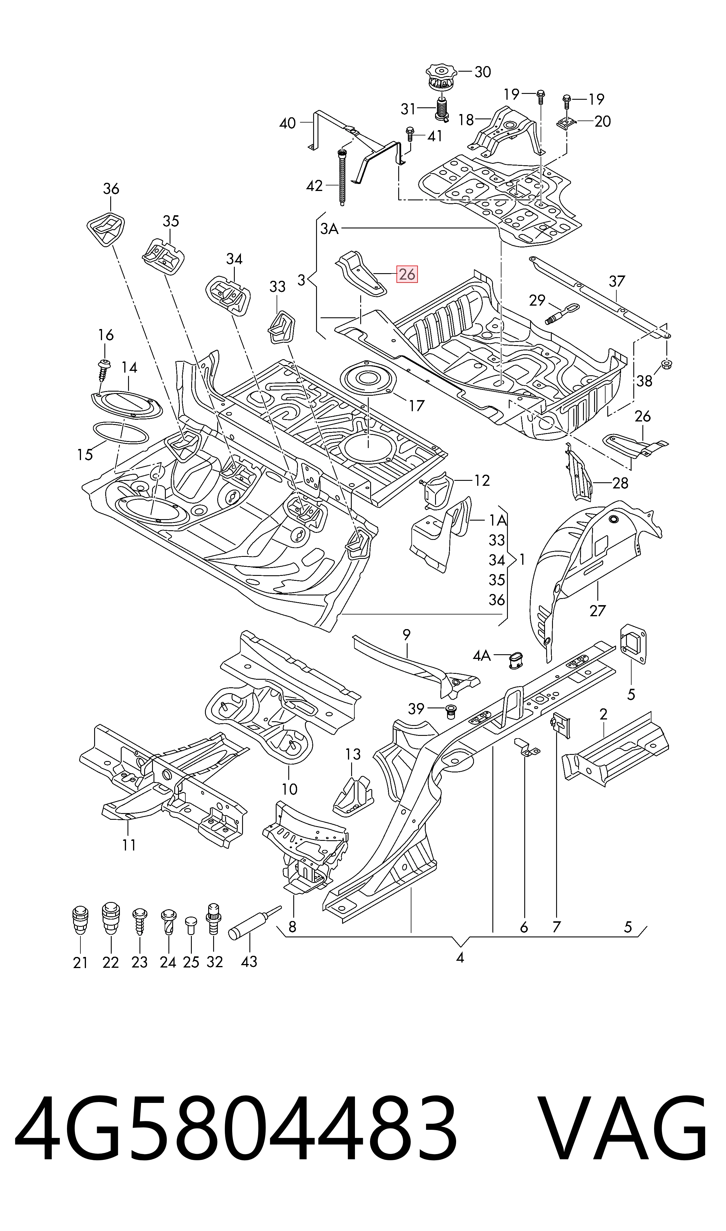 4G5804483 VAG