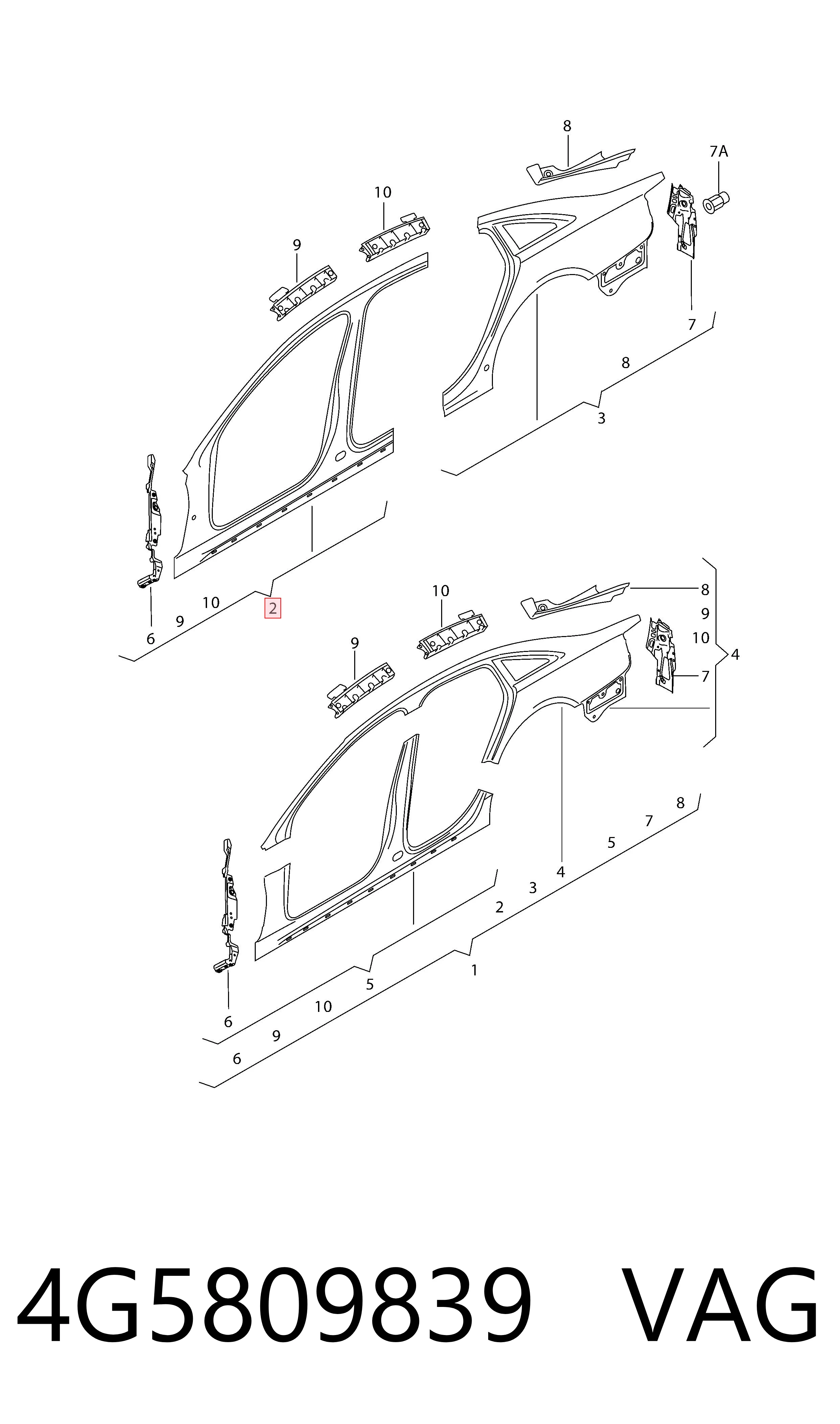 4G5809839 VAG