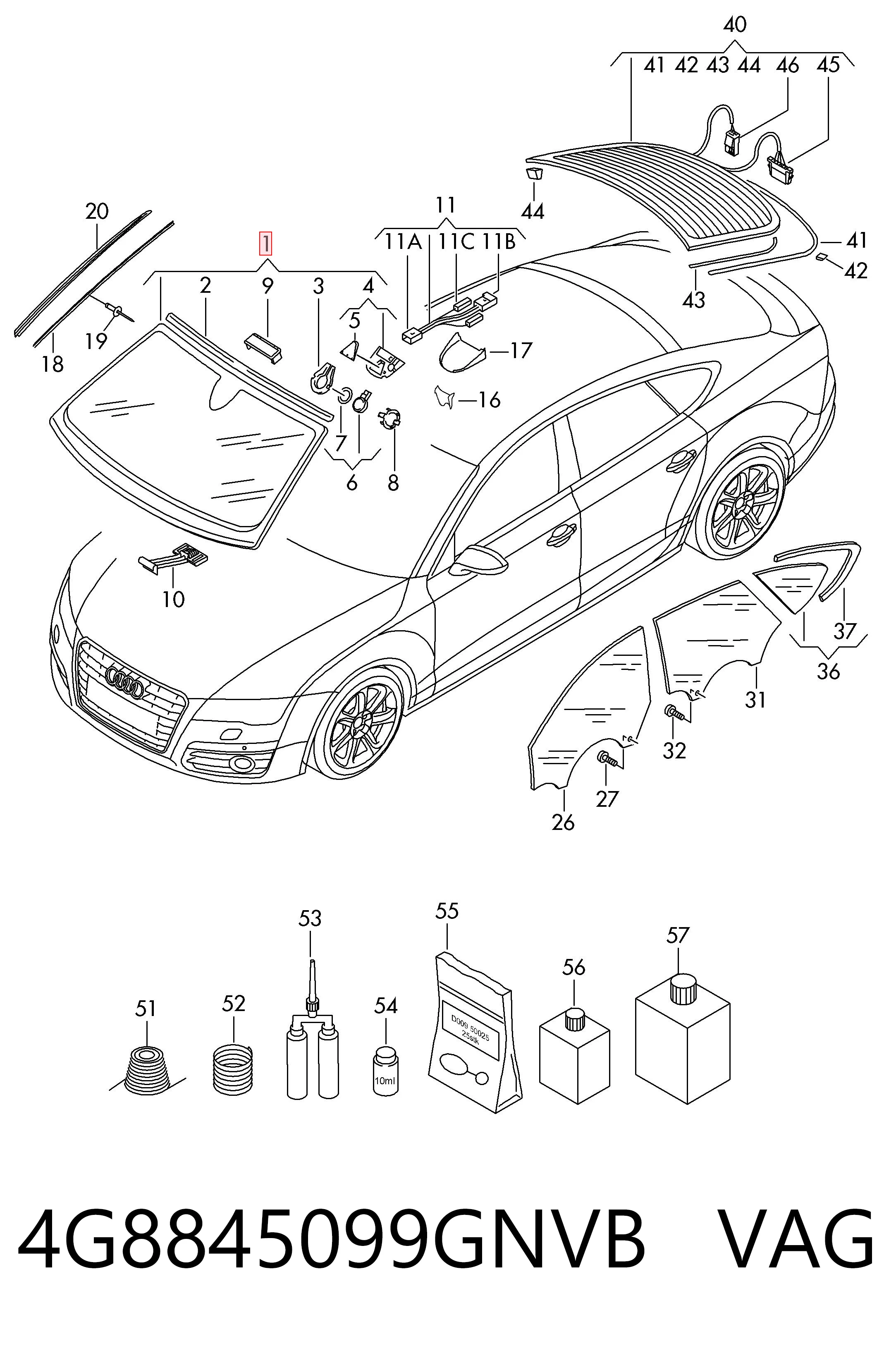 4G8845099GNVB VAG