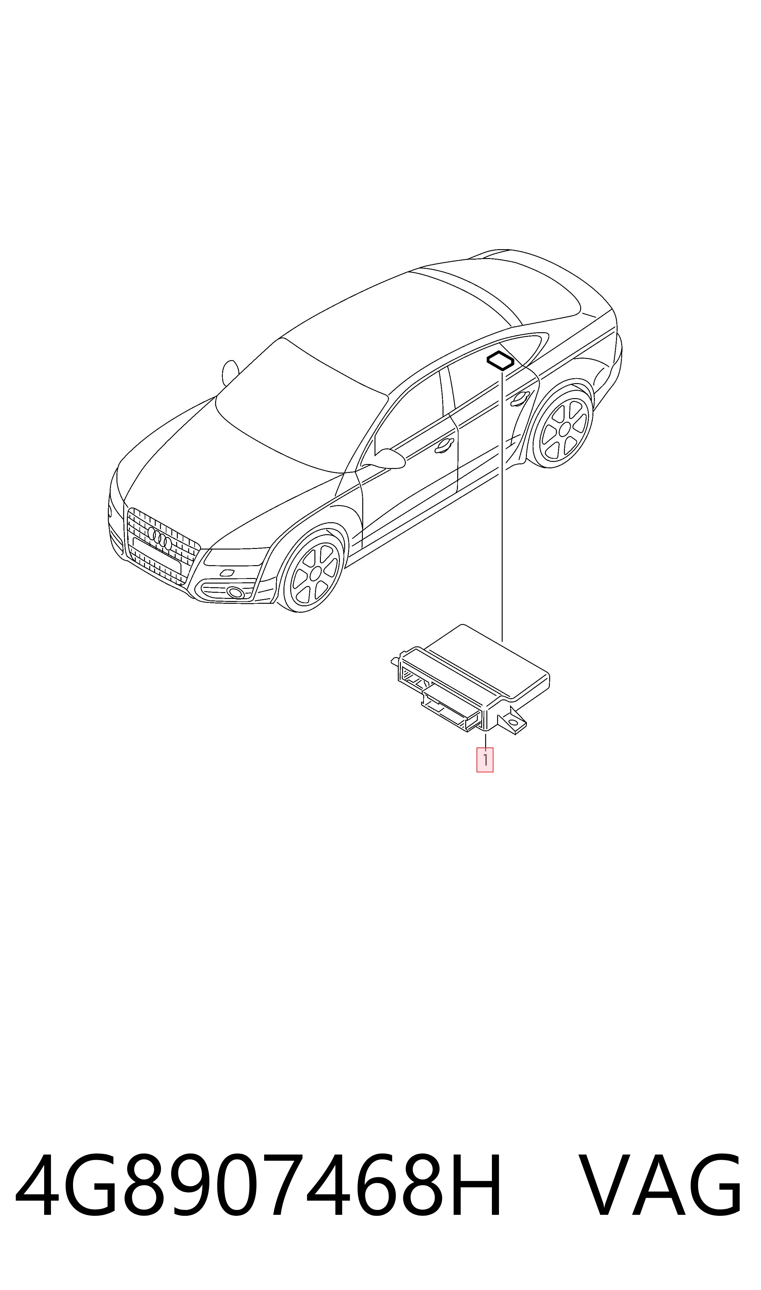 4G8907468H VAG