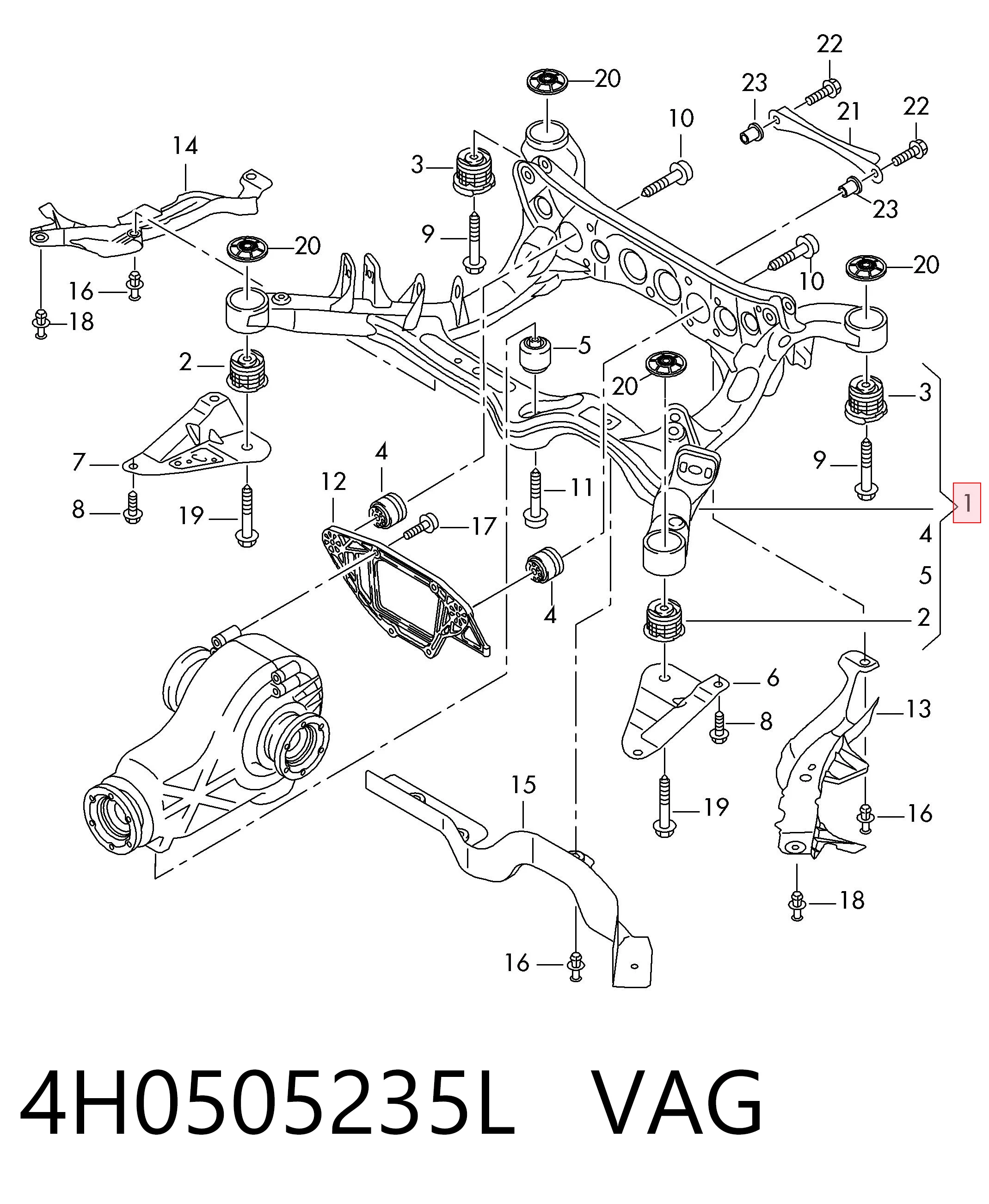 4H0505235L VAG