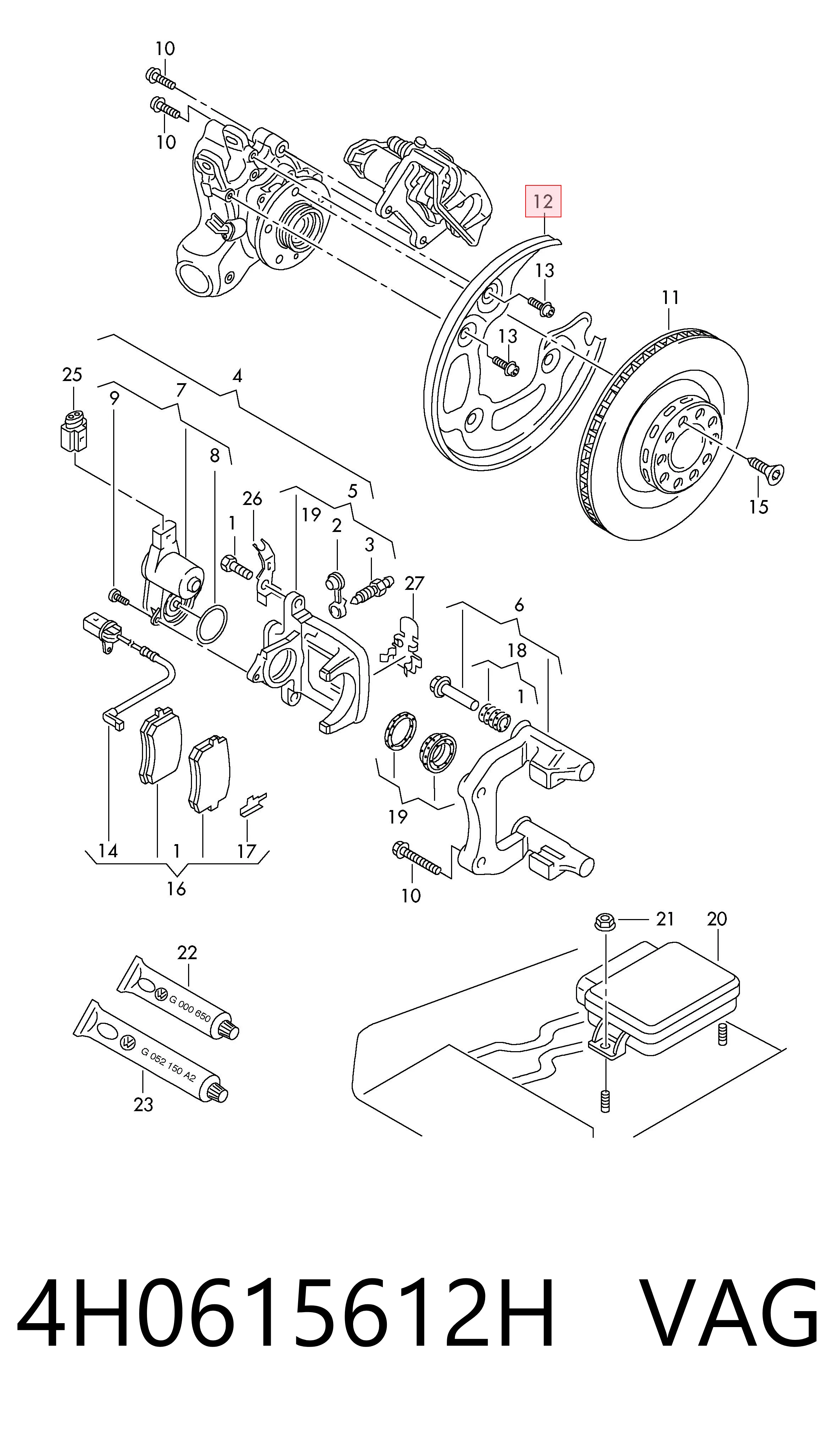4H0615612H VAG