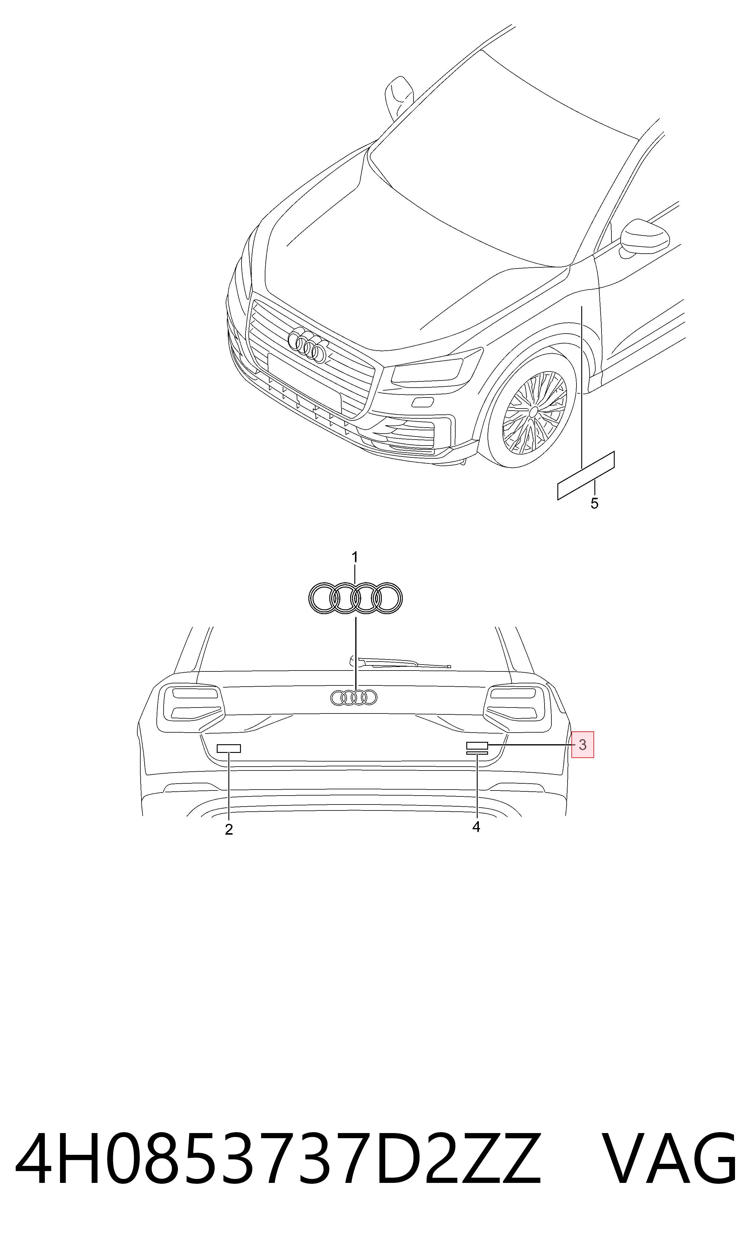 4H0853737D2ZZ VAG 