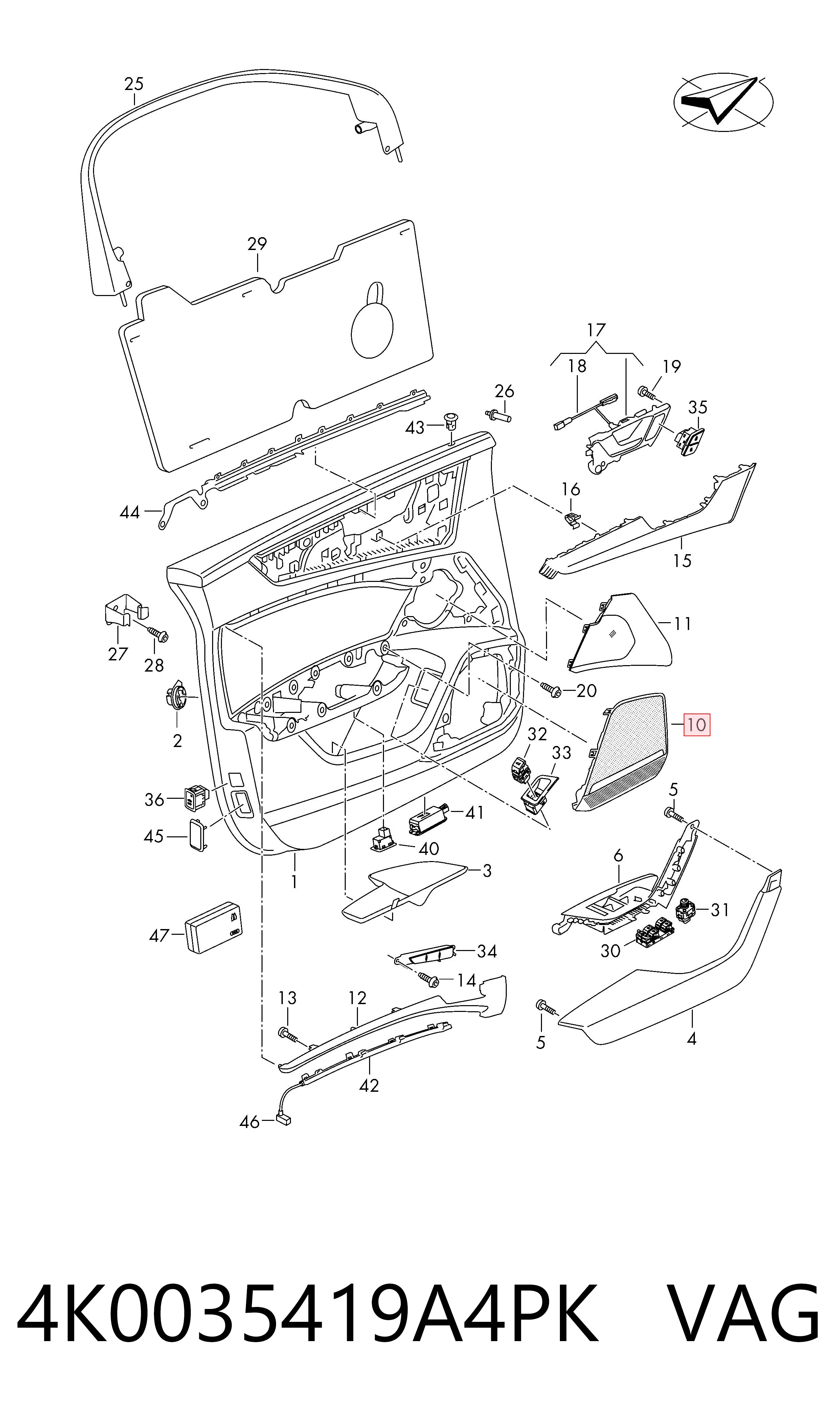 4K0035419A4PK VAG 