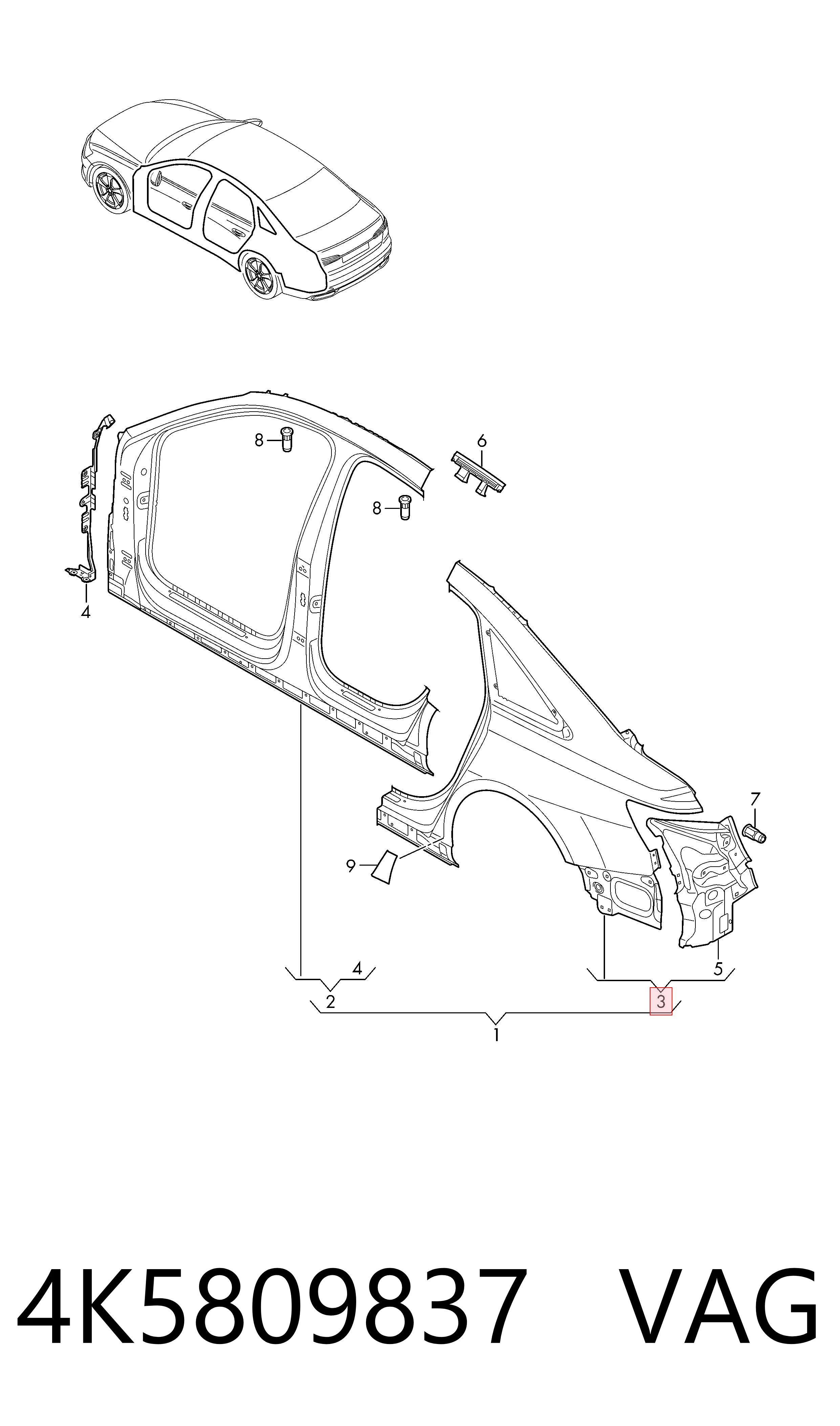 4K5809837 VAG