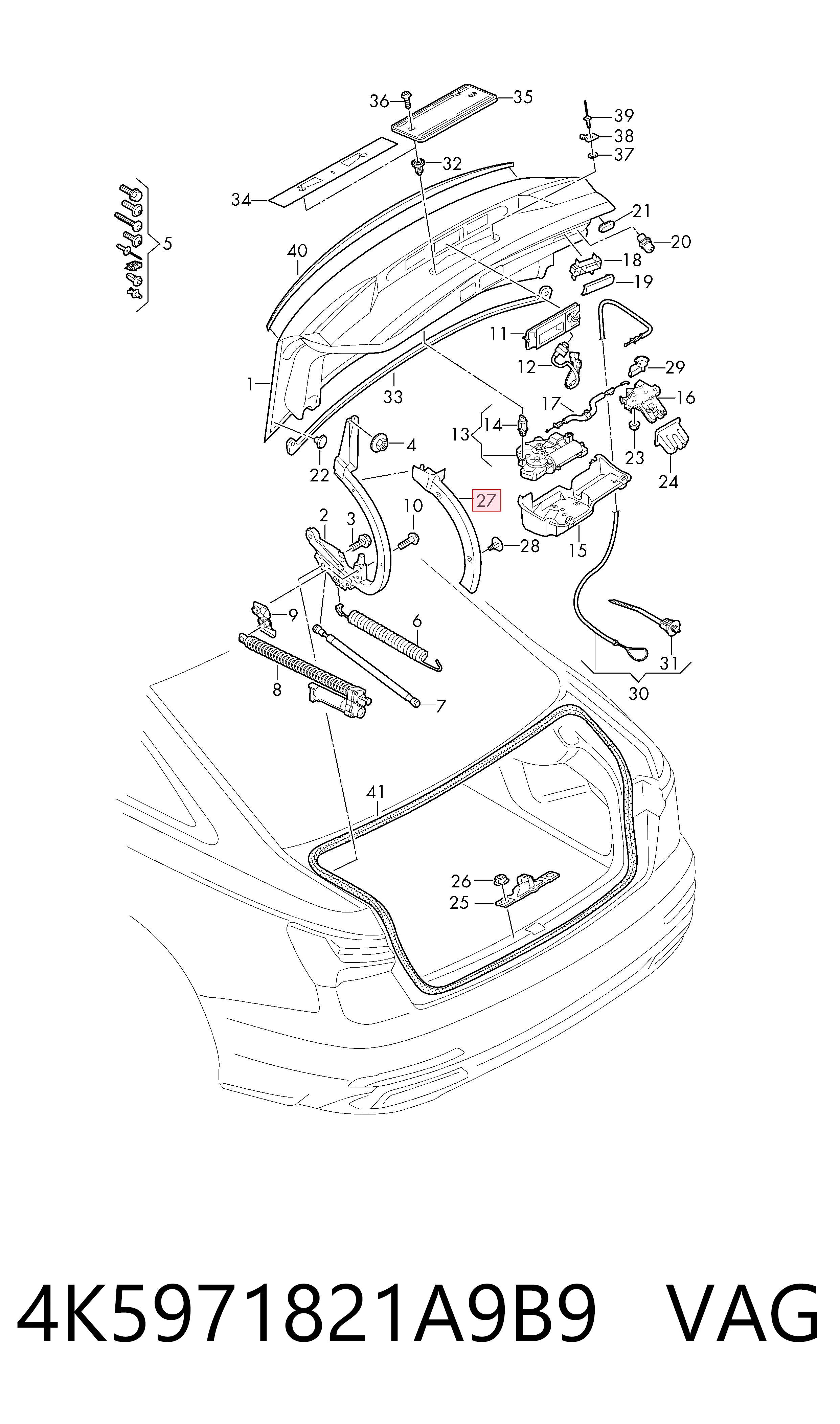 4K5971821A9B9 VAG