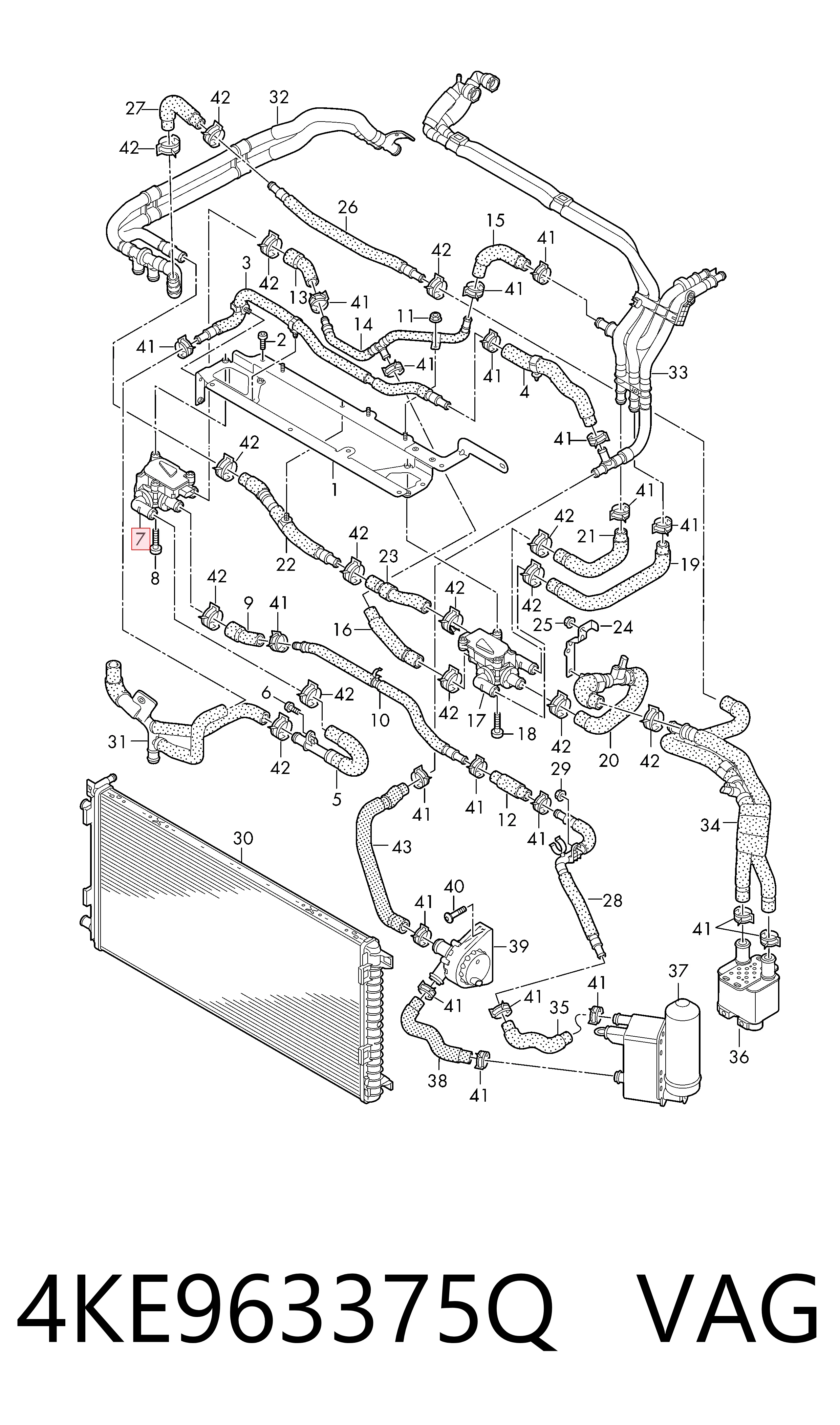  VAG 4KE963375Q preço, a partir de 134,23 USD