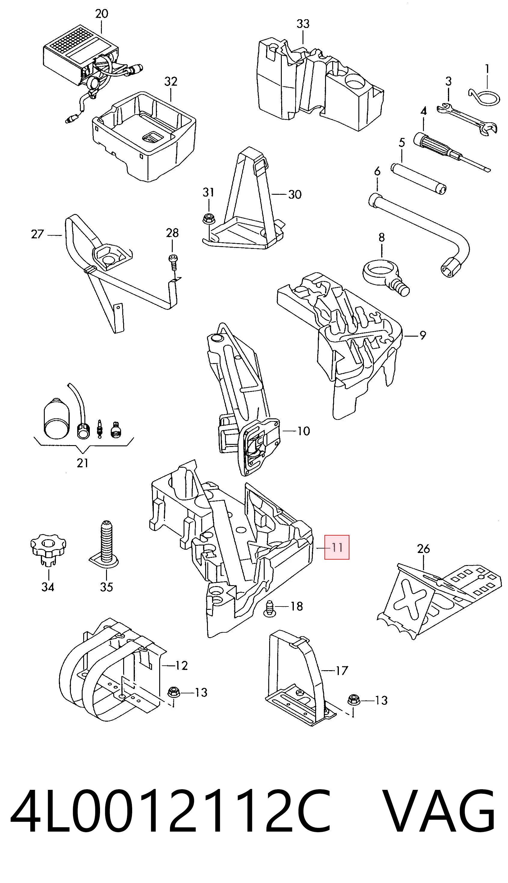 4L0012112C VAG