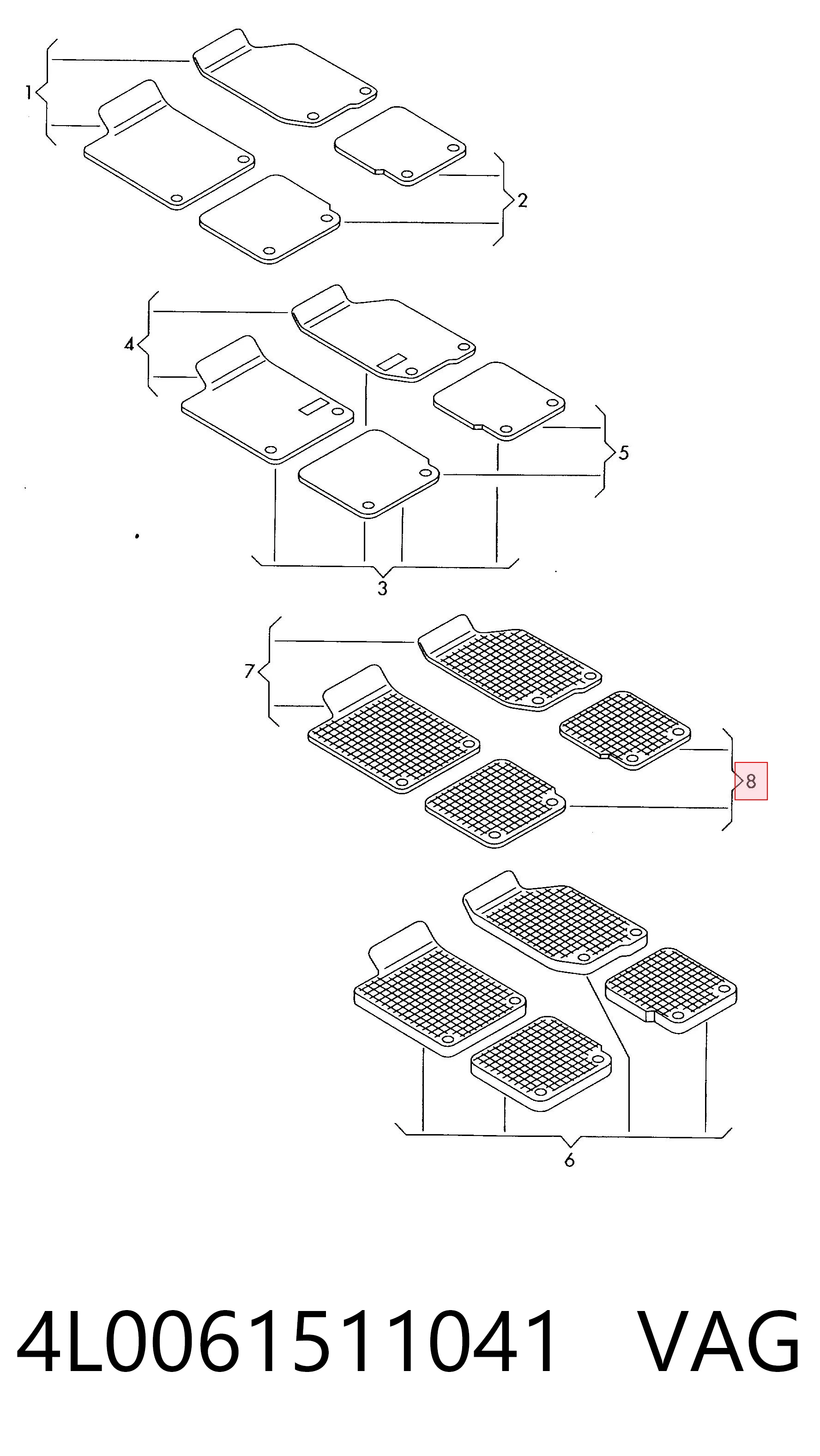 4L0061511041 VAG 