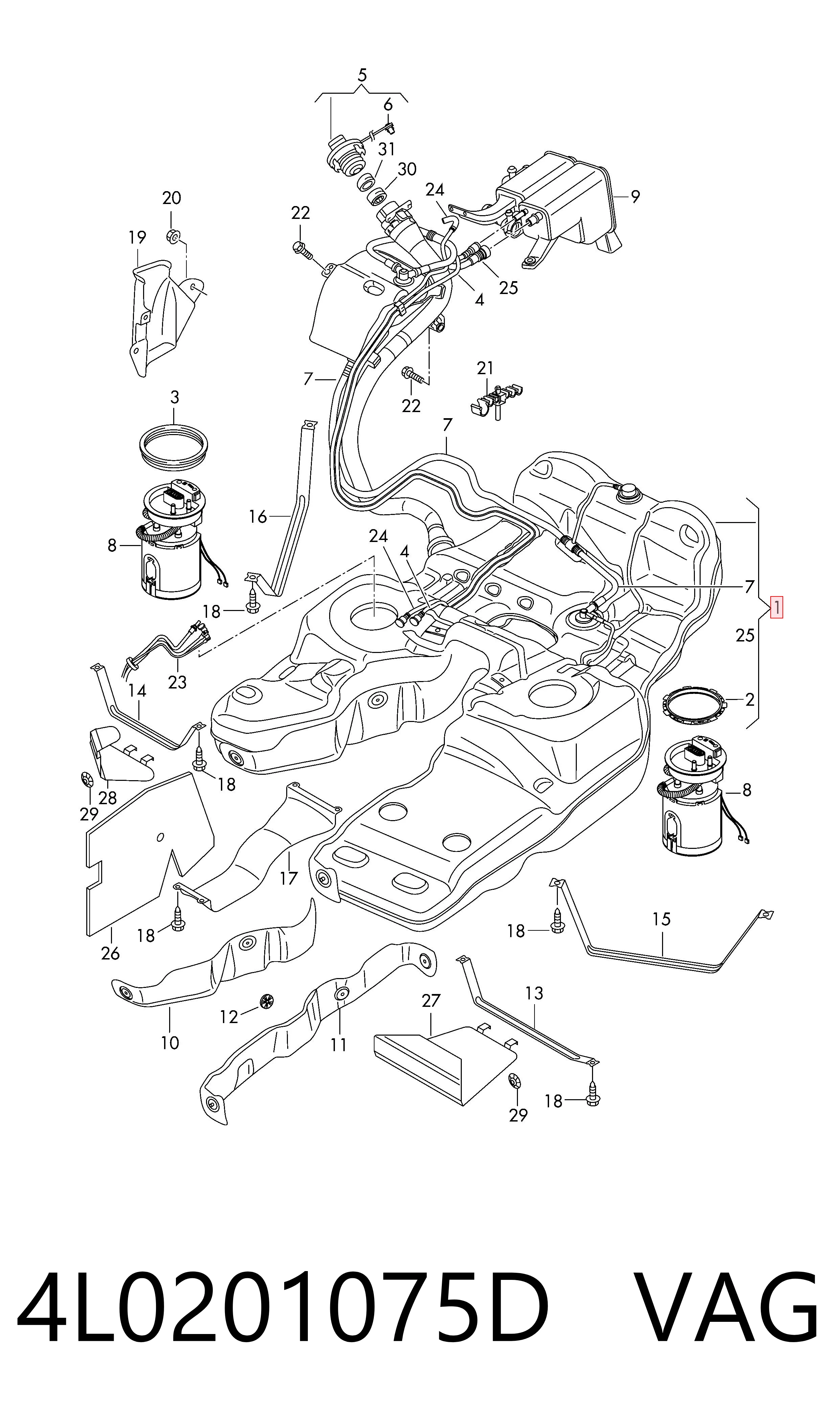 4L0201075D VAG