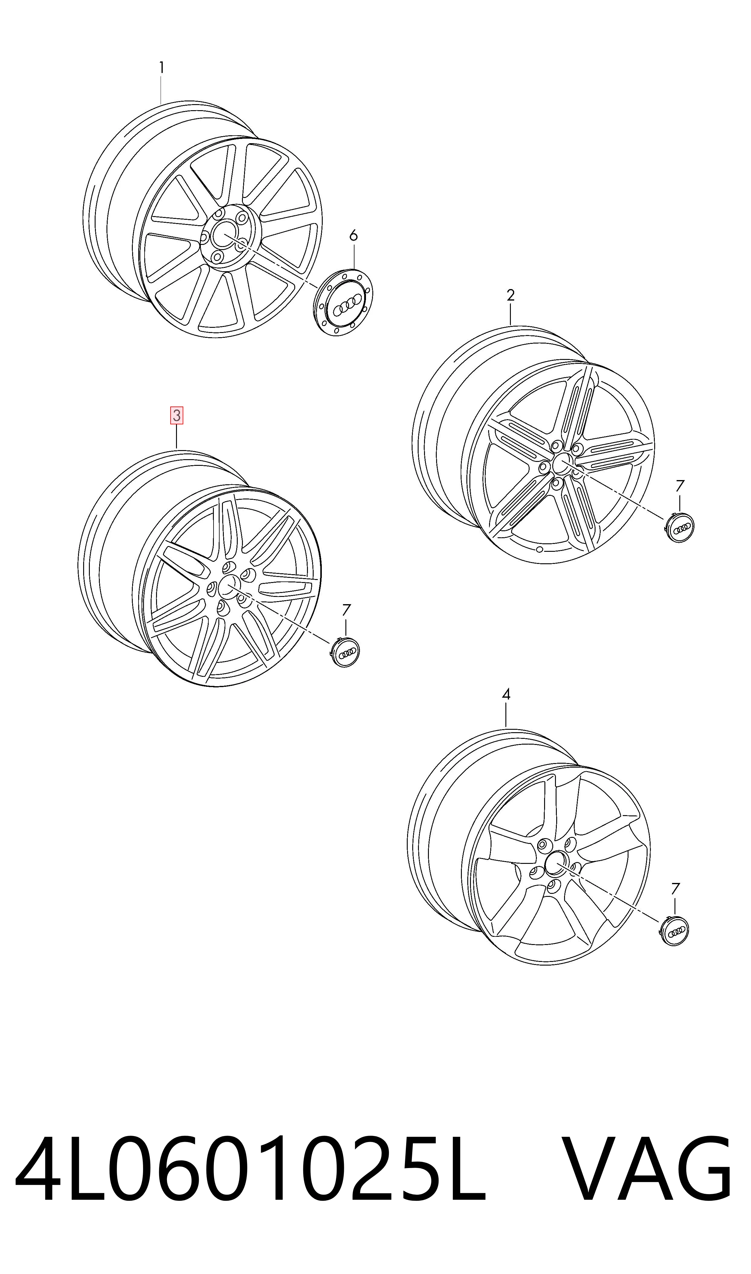 4L0601025L VAG