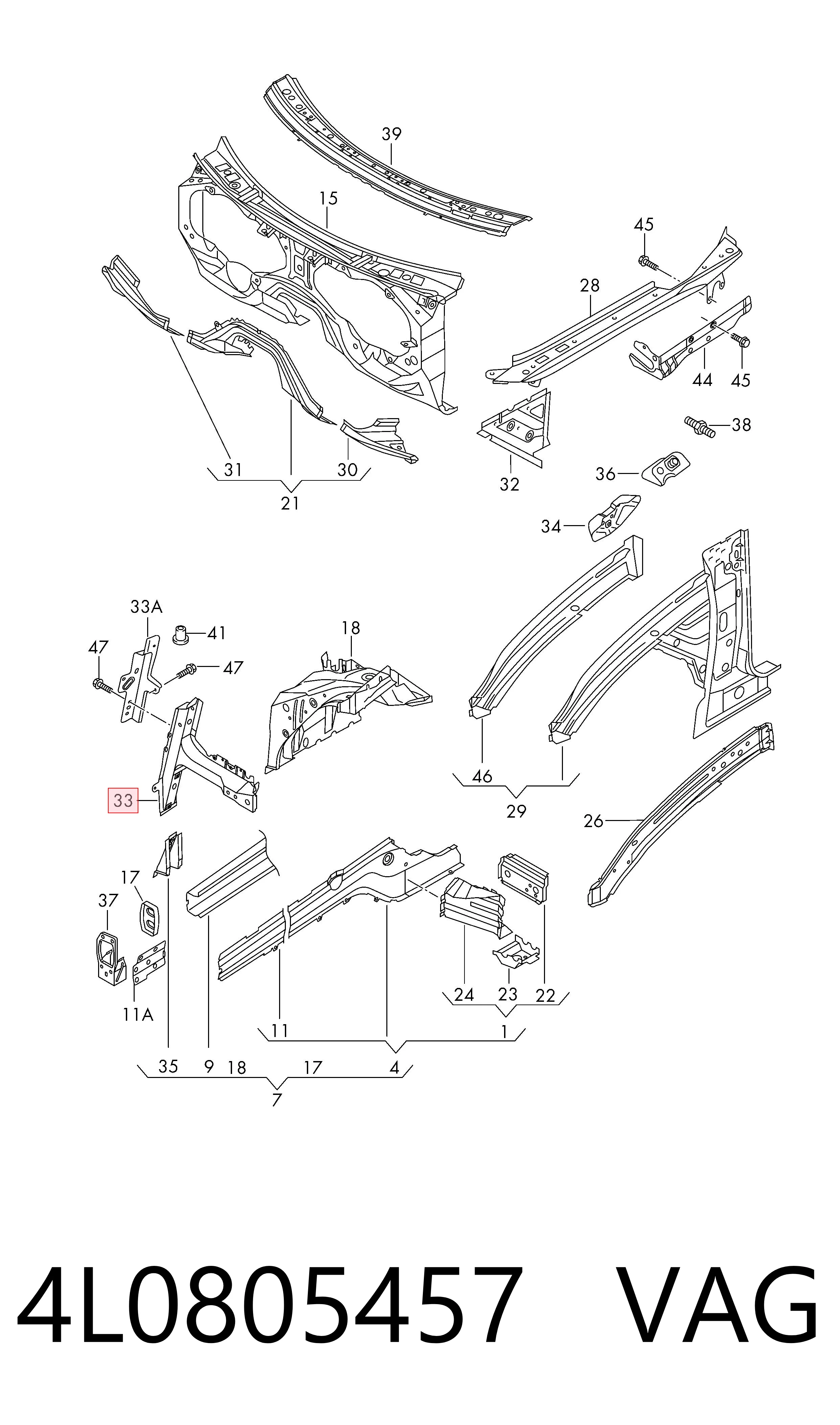 4L0805457 VAG 