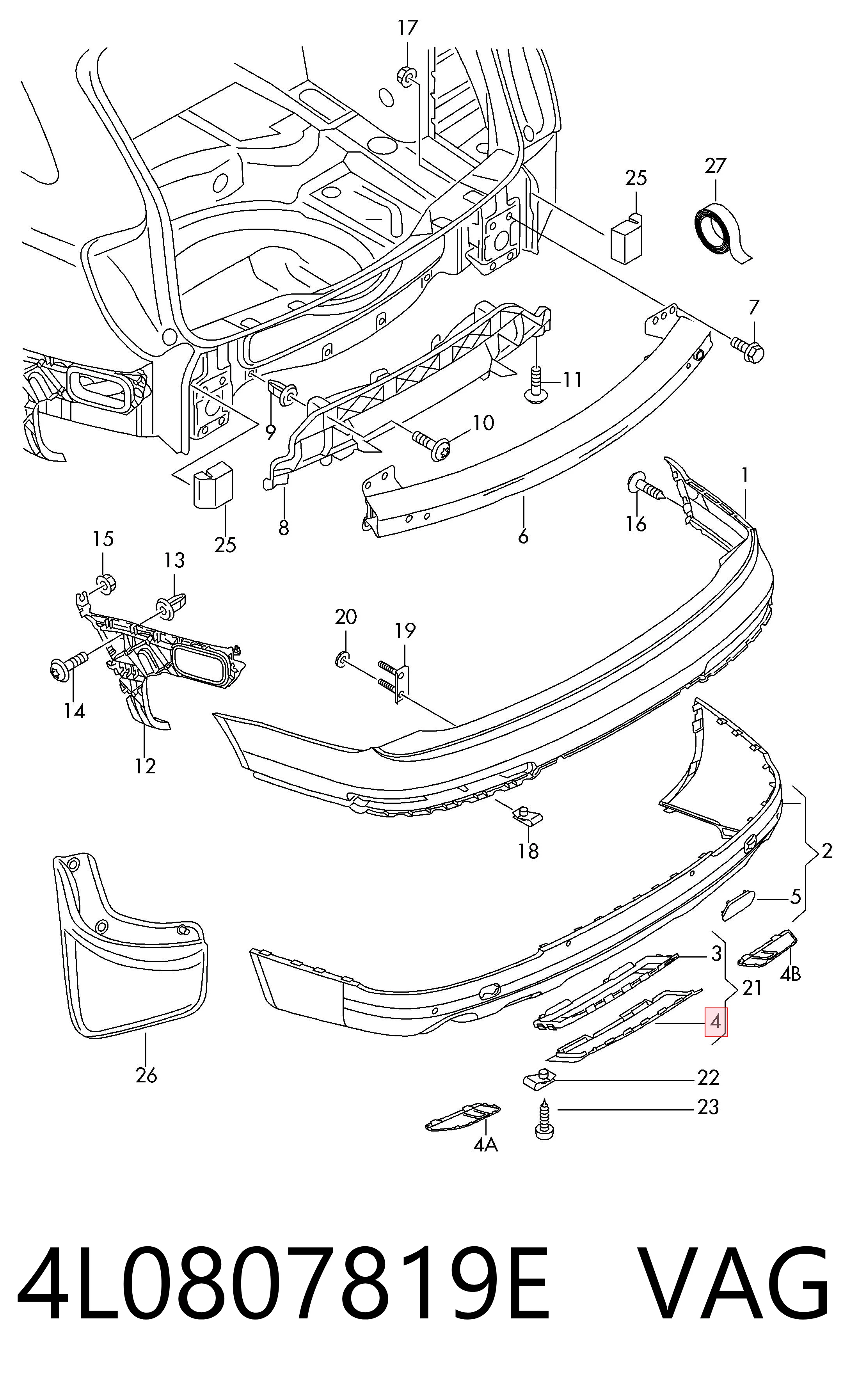 4L0807819E VAG