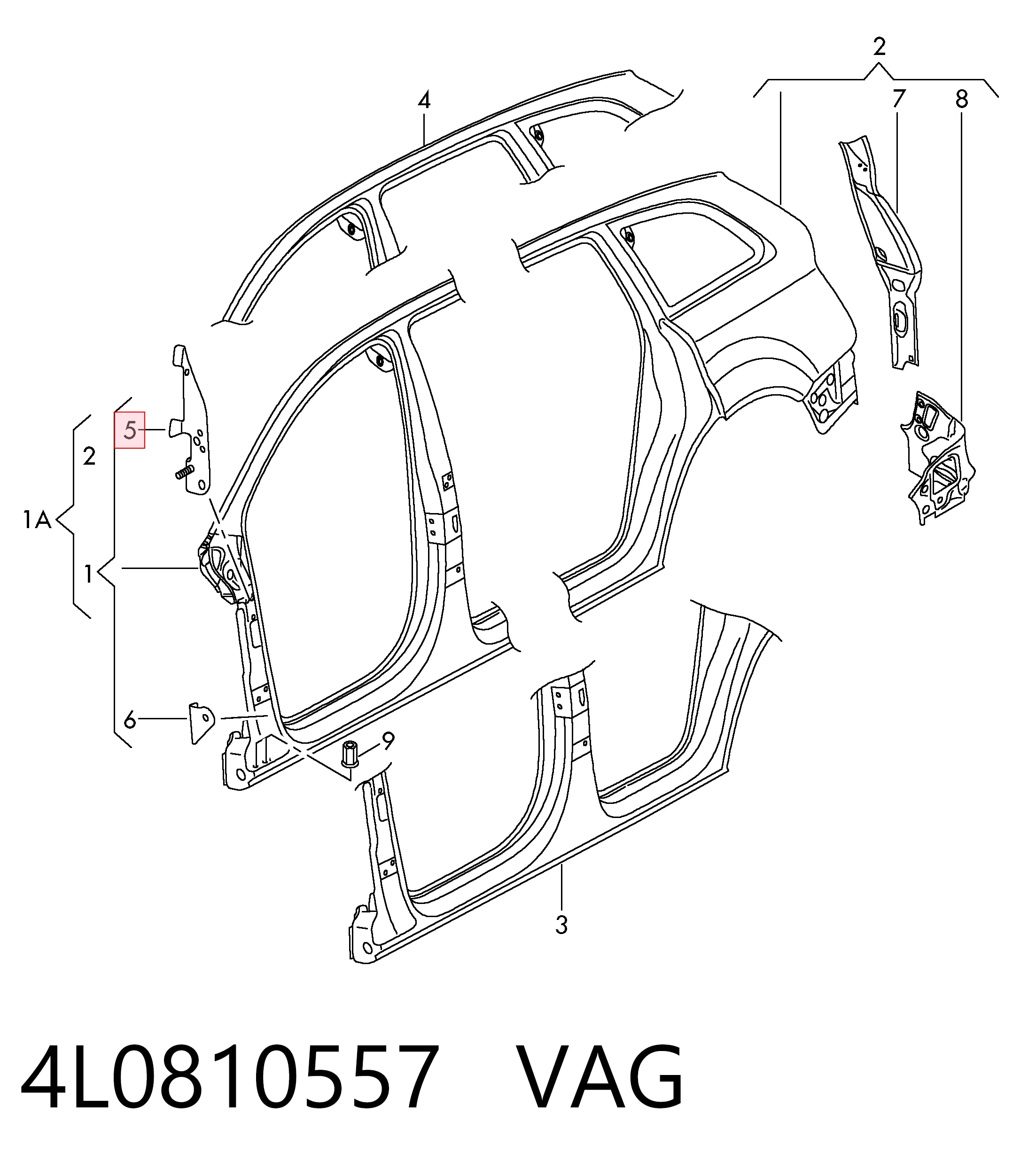 4L0810557 VAG 