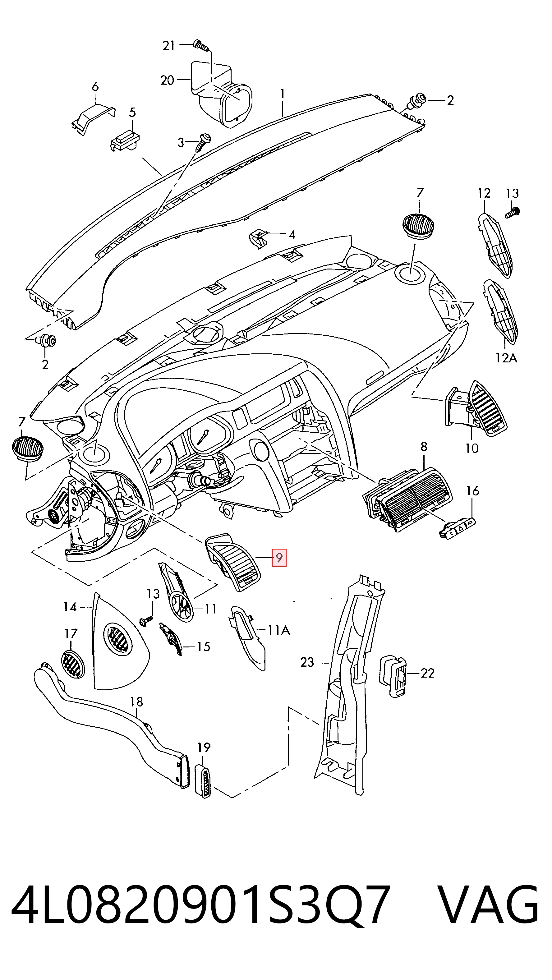 4L0820901S3Q7 VAG