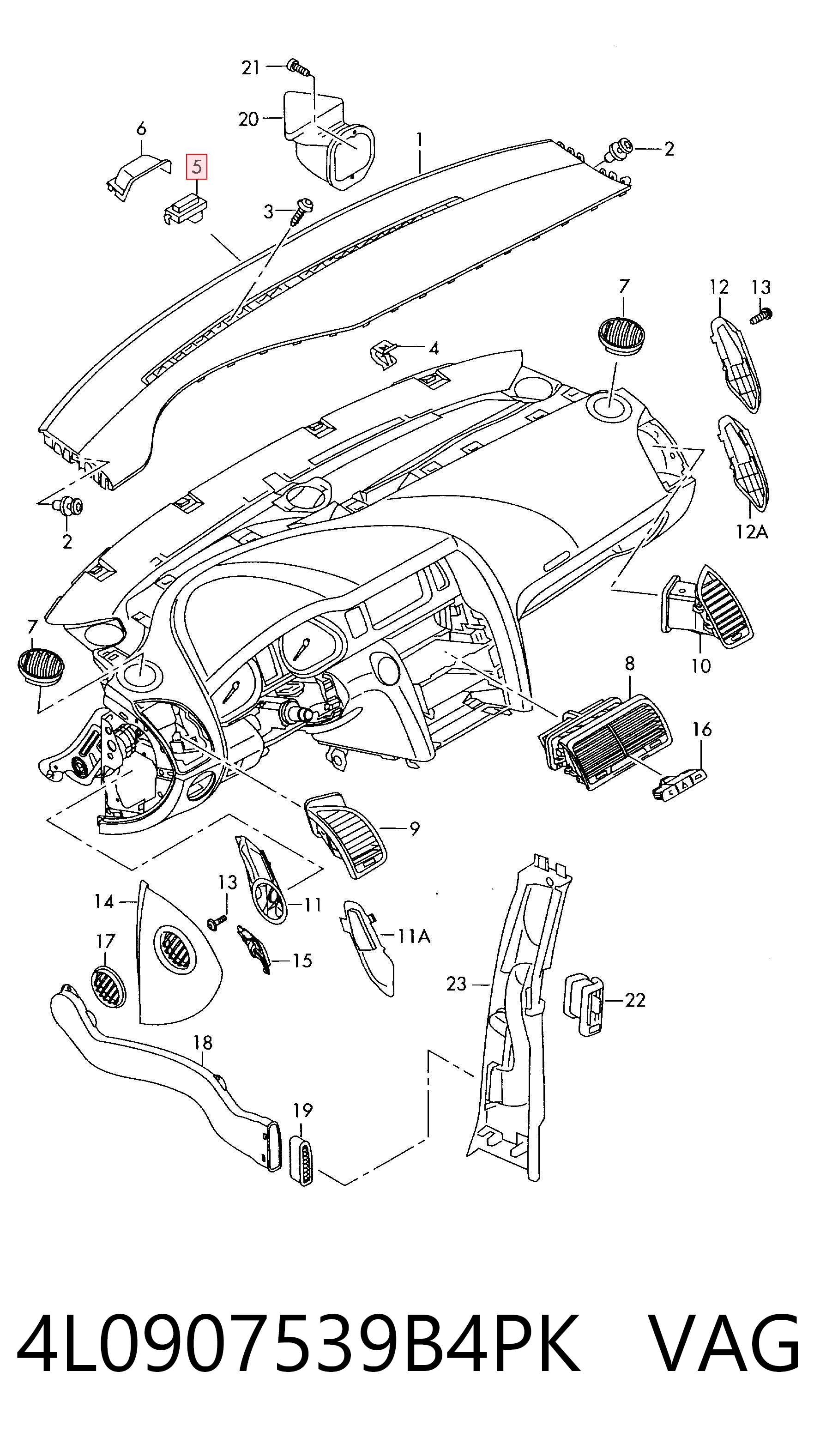 4L0907539B4PK VAG