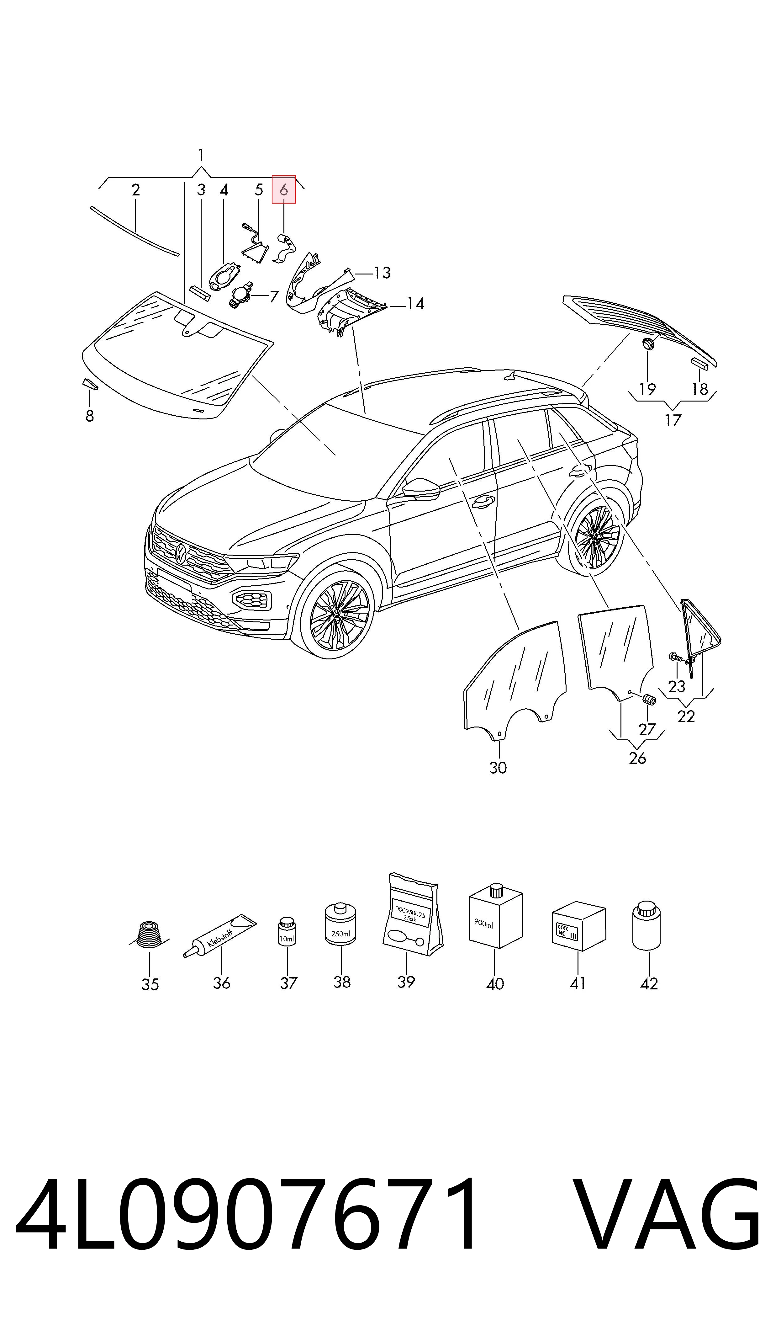  VAG 4L0907671 preço, a partir de 3,94 USD