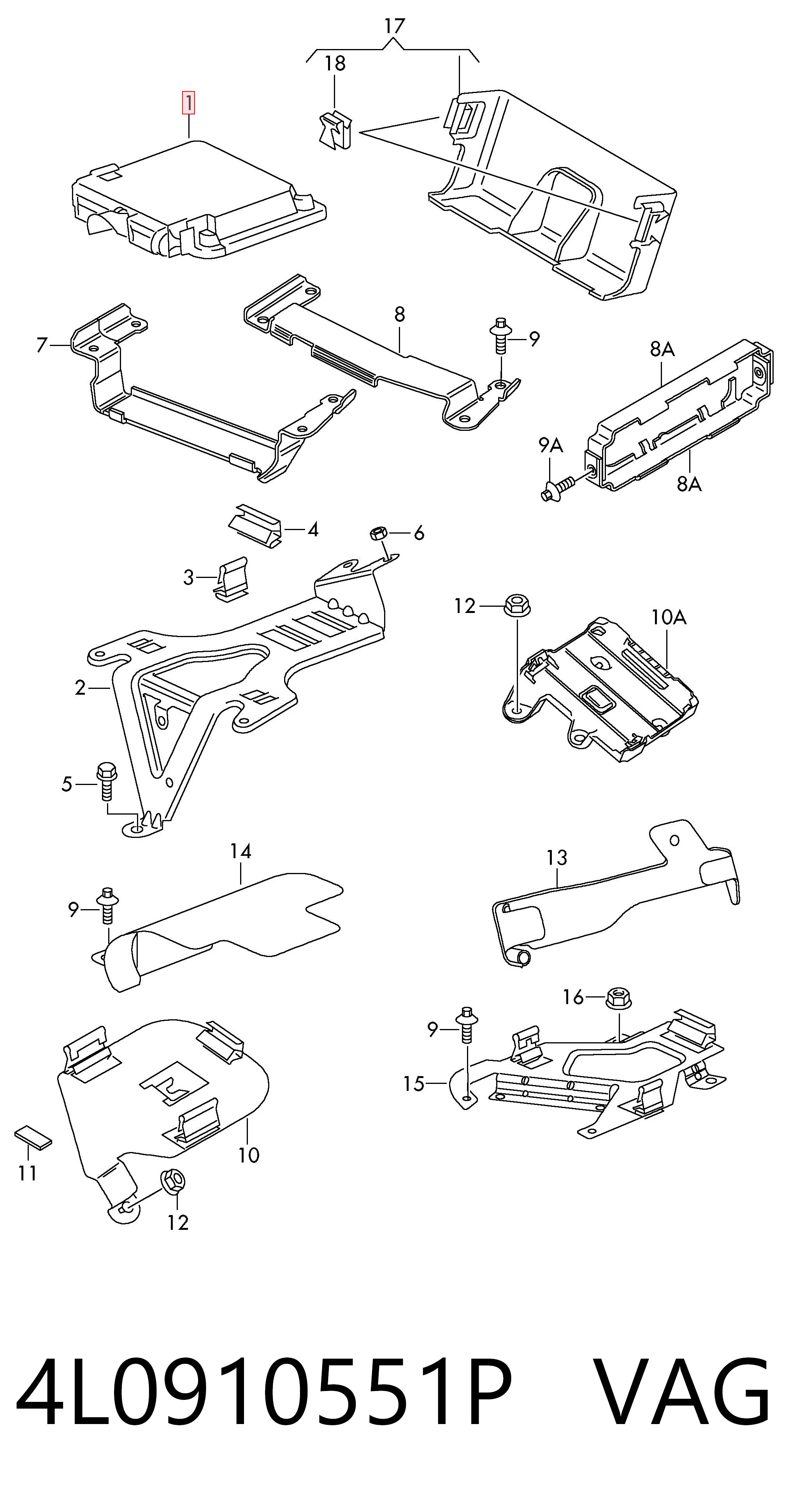 4L0910551P VAG