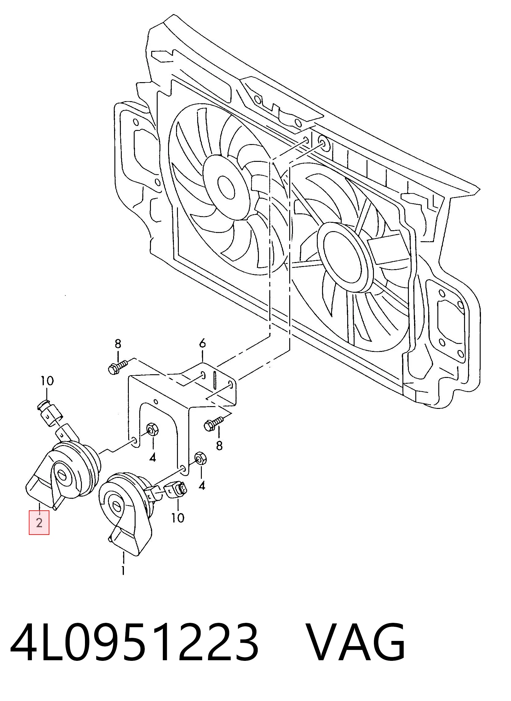 4L0951223 VAG