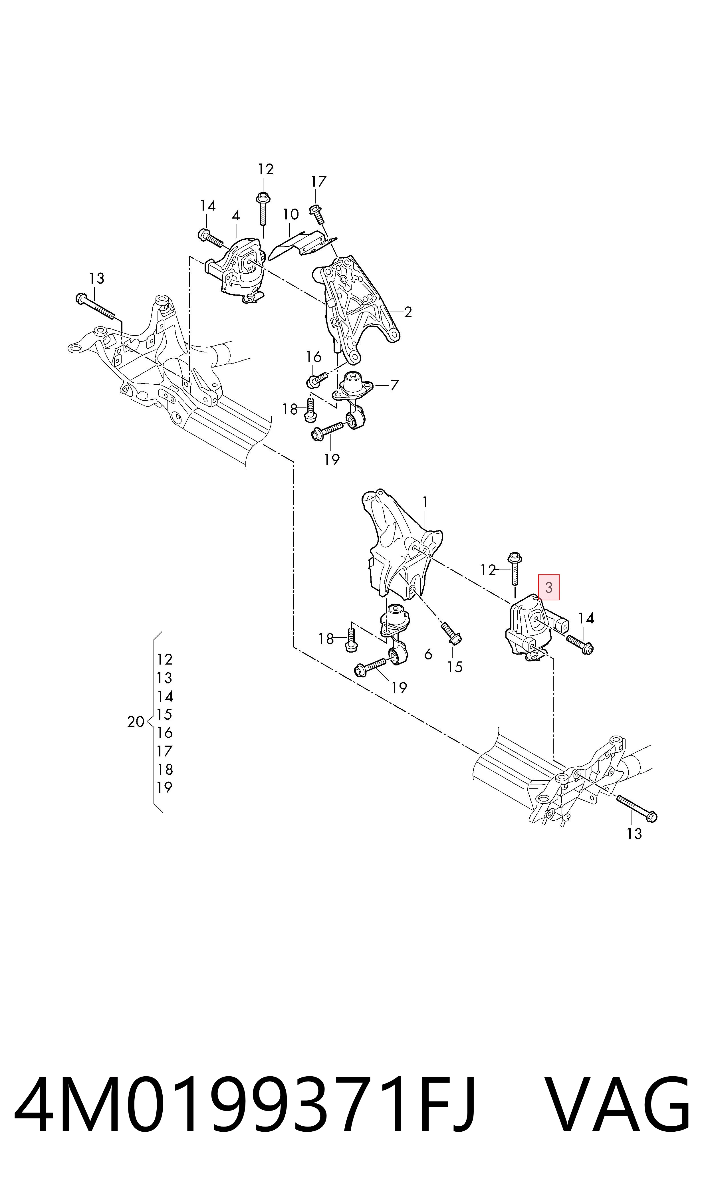 Coxim (suporte) esquerdo de motor Fiat/Alfa/Lancia 51891460 preço, a partir de 39,08 USD