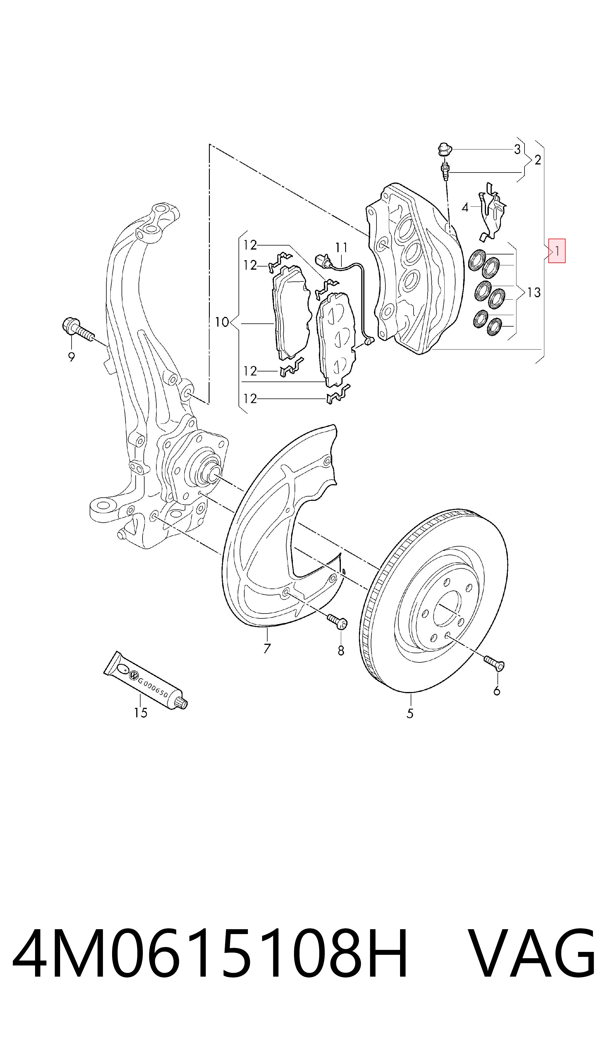 4M0615108H VAG