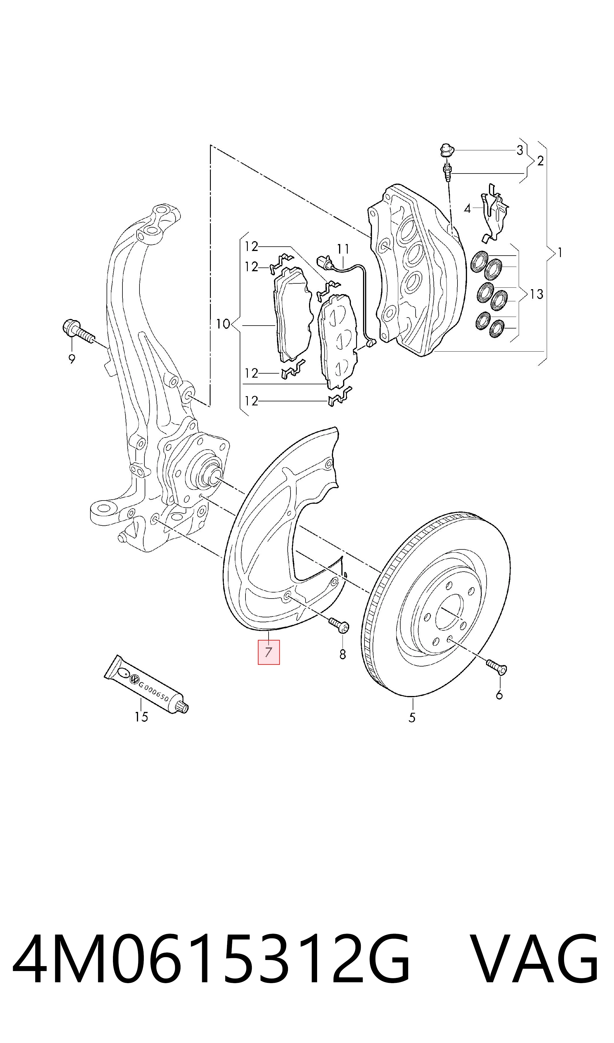 4M0615312G VAG