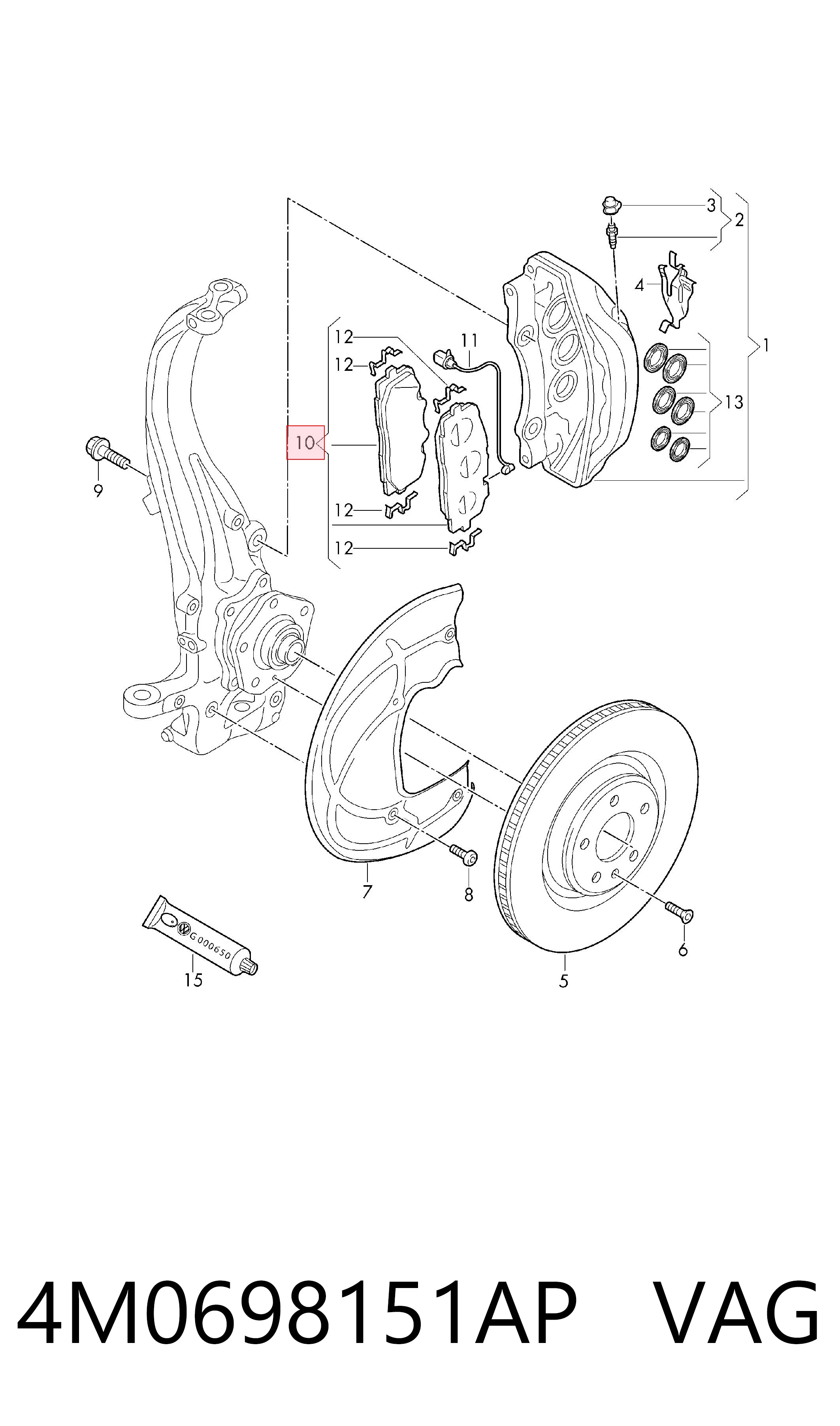 4M0698151AP VAG