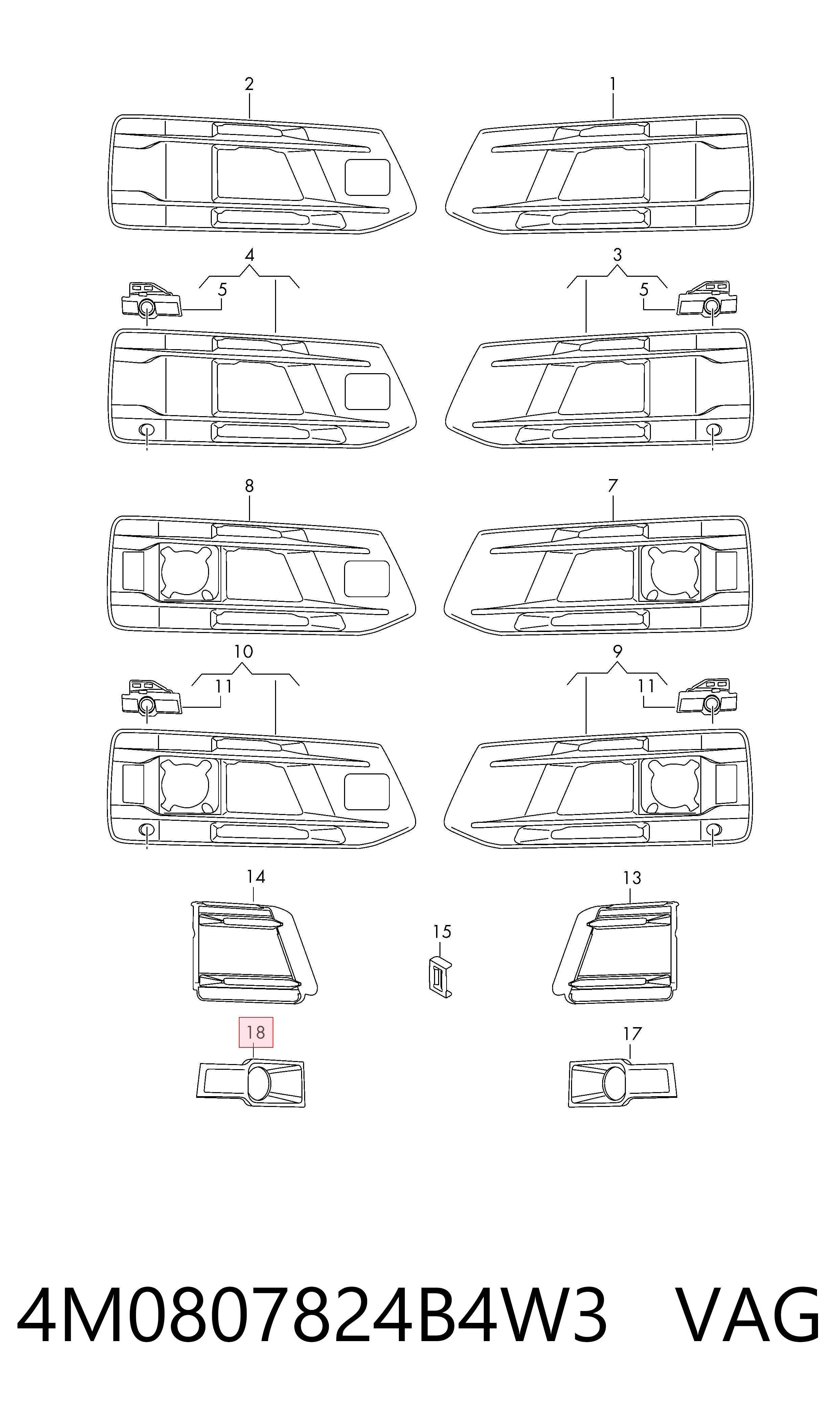 4M0807824B4W3 VAG 