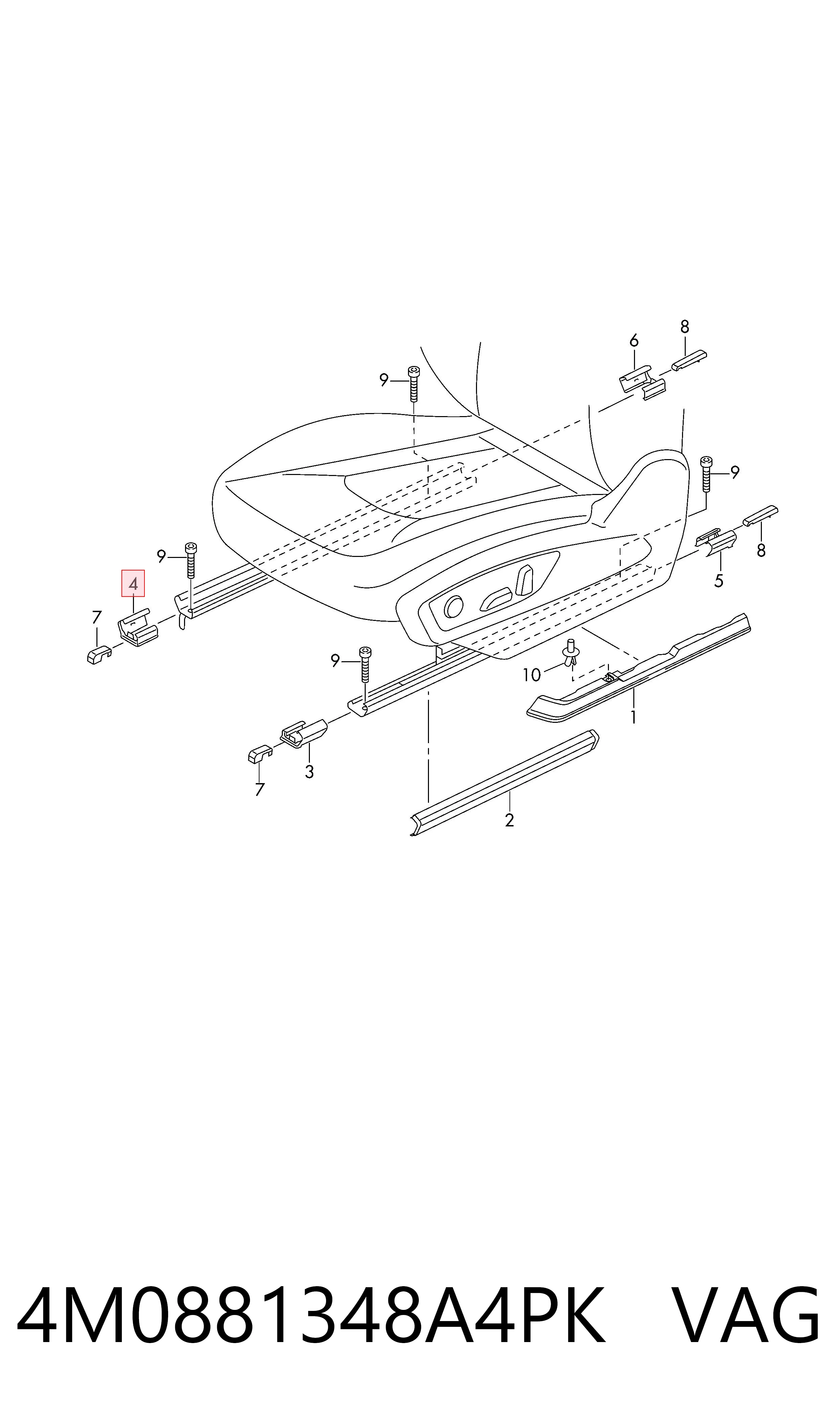4M0881348A4PK VAG 