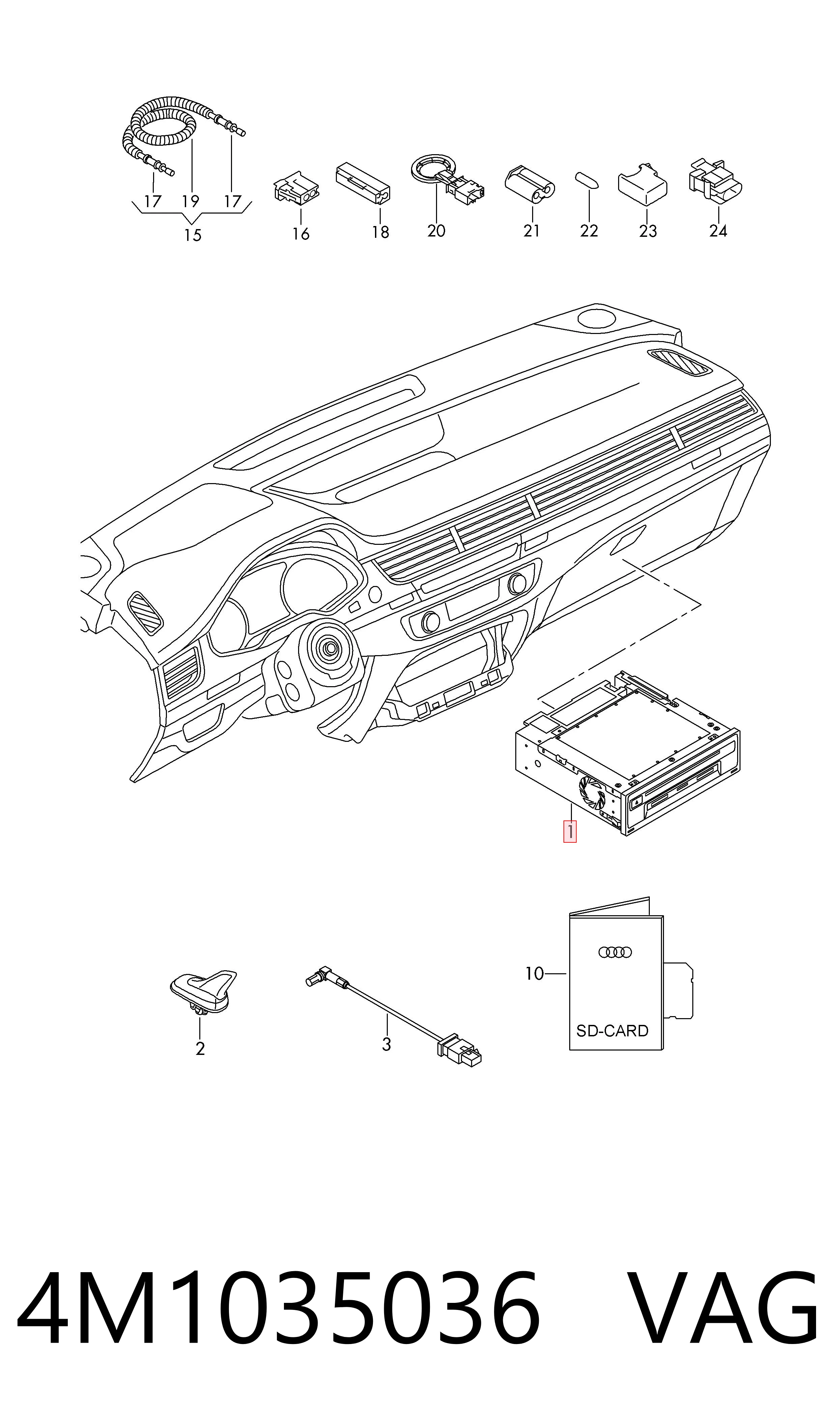 4M1035036 VAG