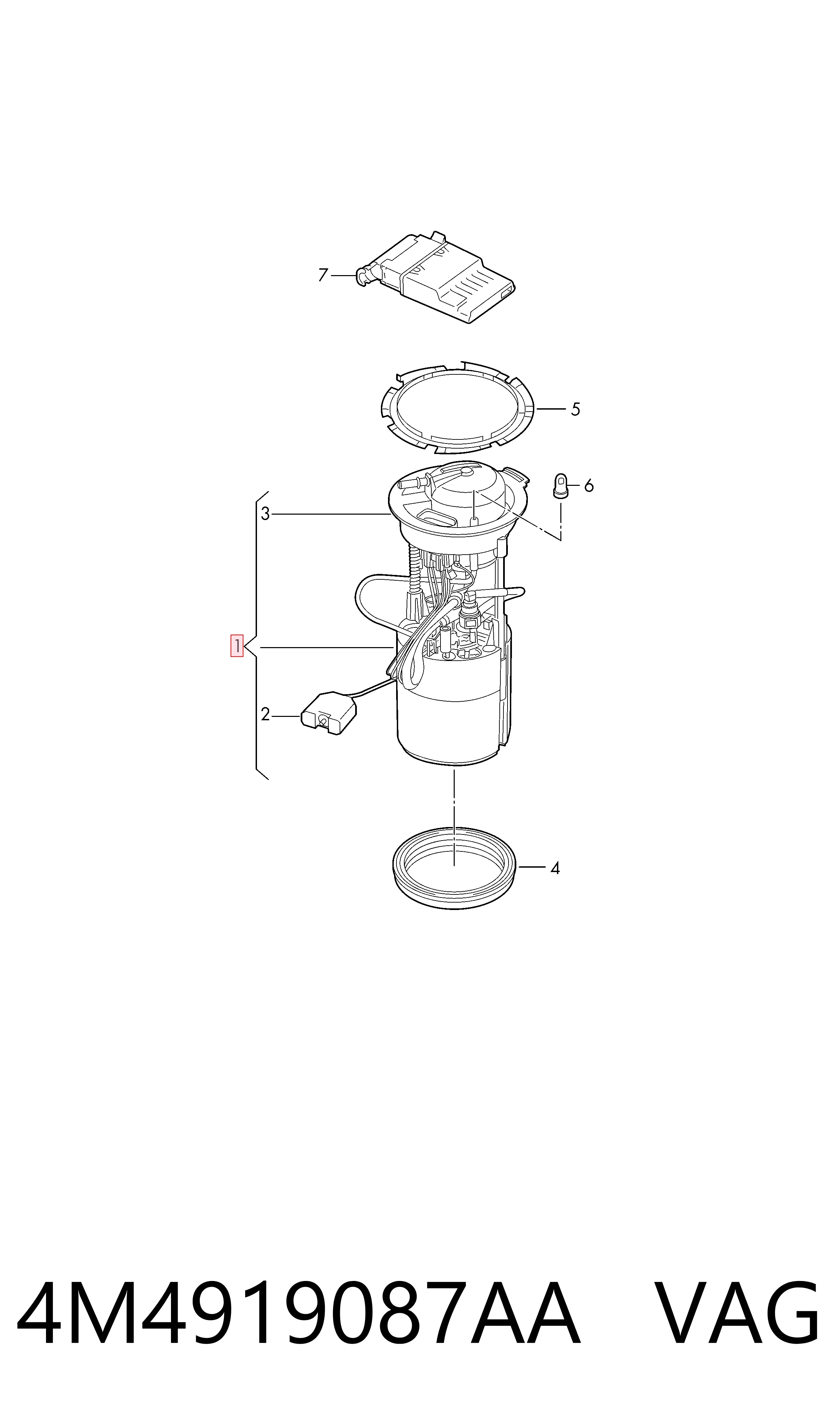 4M4919087AA VAG