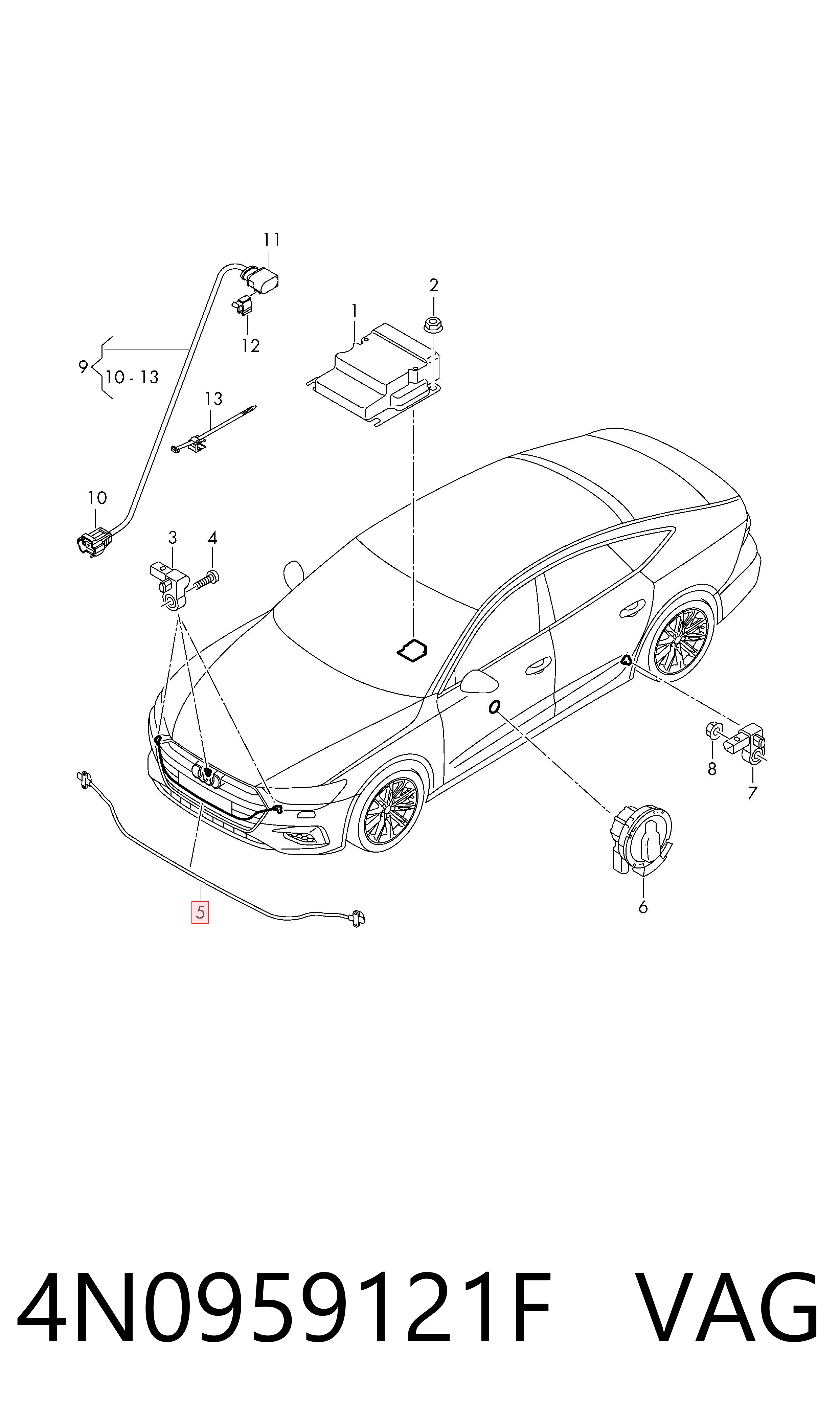 Sensor de detonação VAG 4N0959121F preço, a partir de 95,51 USD