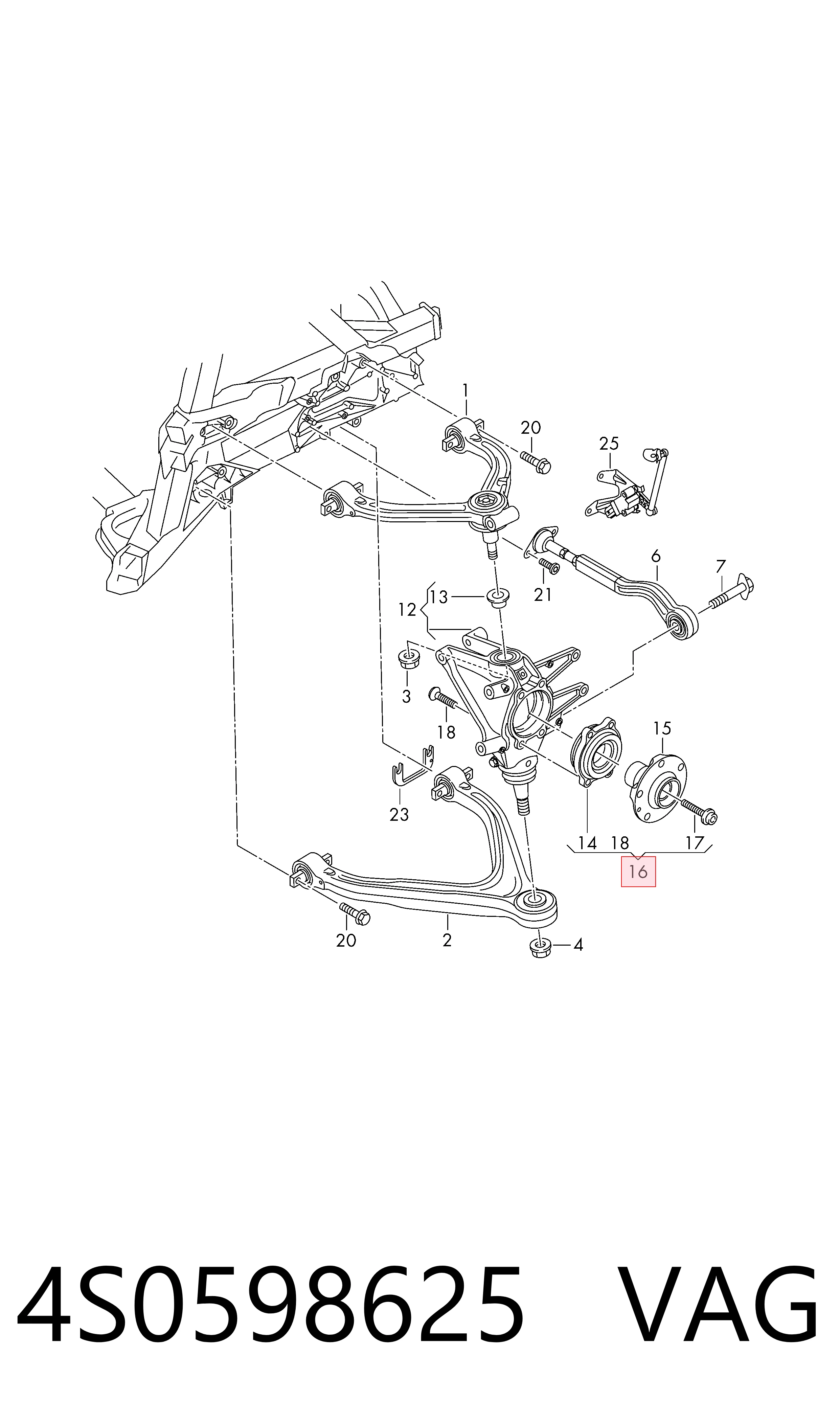 4S0598625 VAG