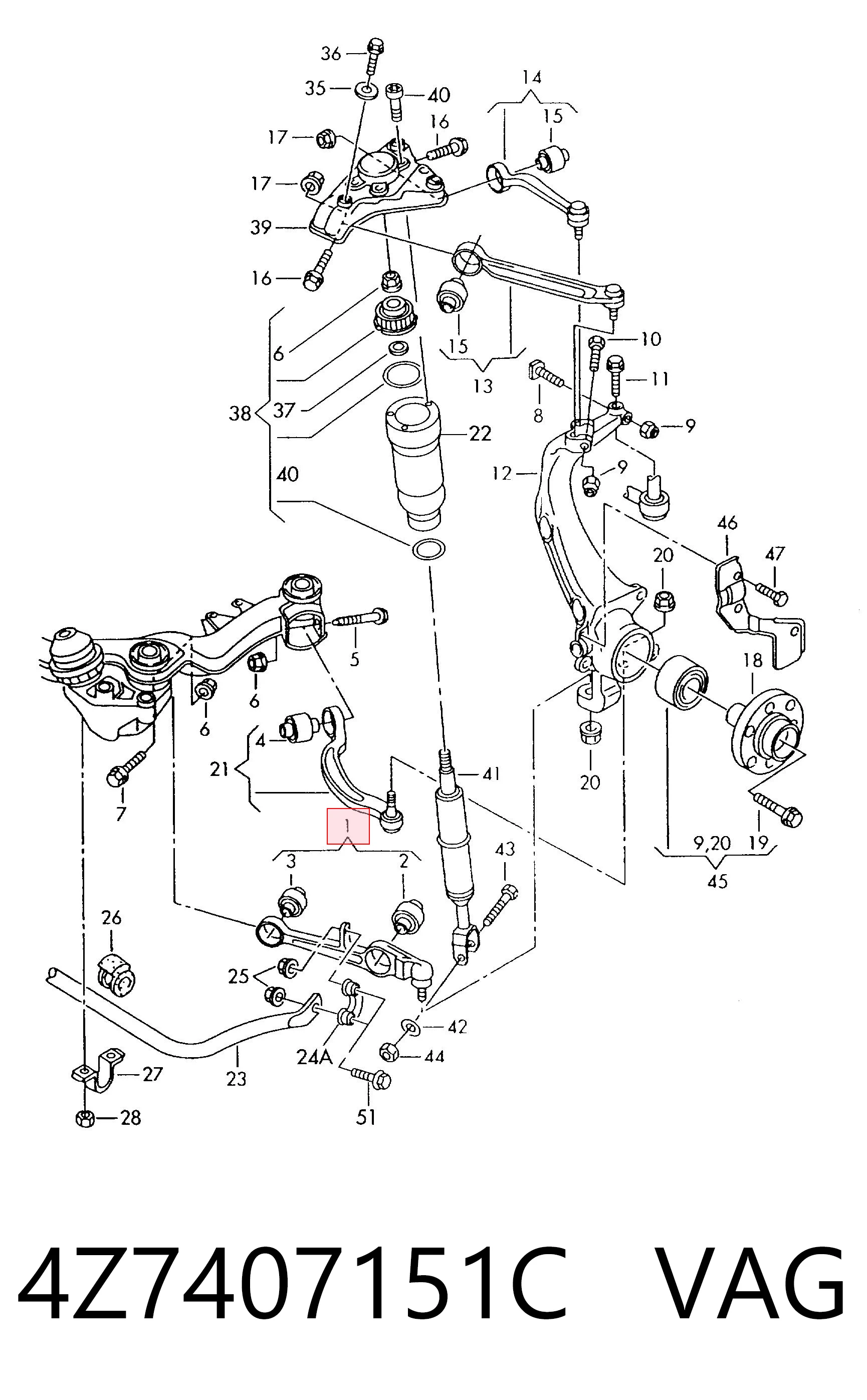4Z7407151C VAG