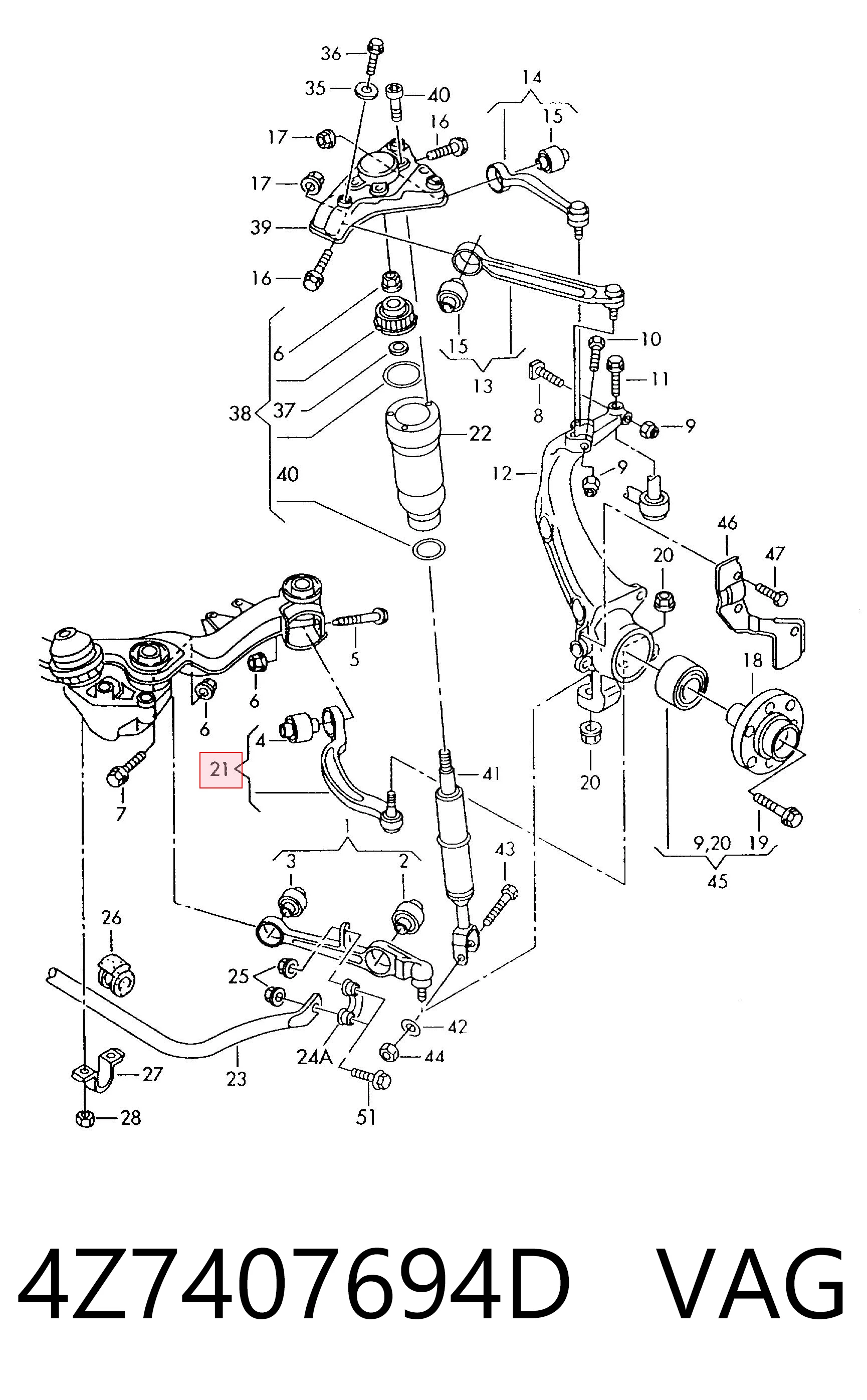 4Z7407694D VAG