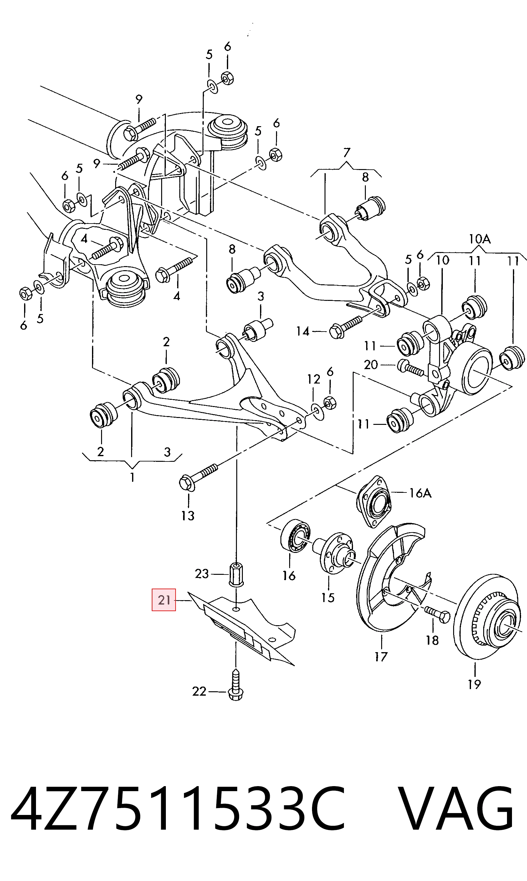4Z7511533C VAG