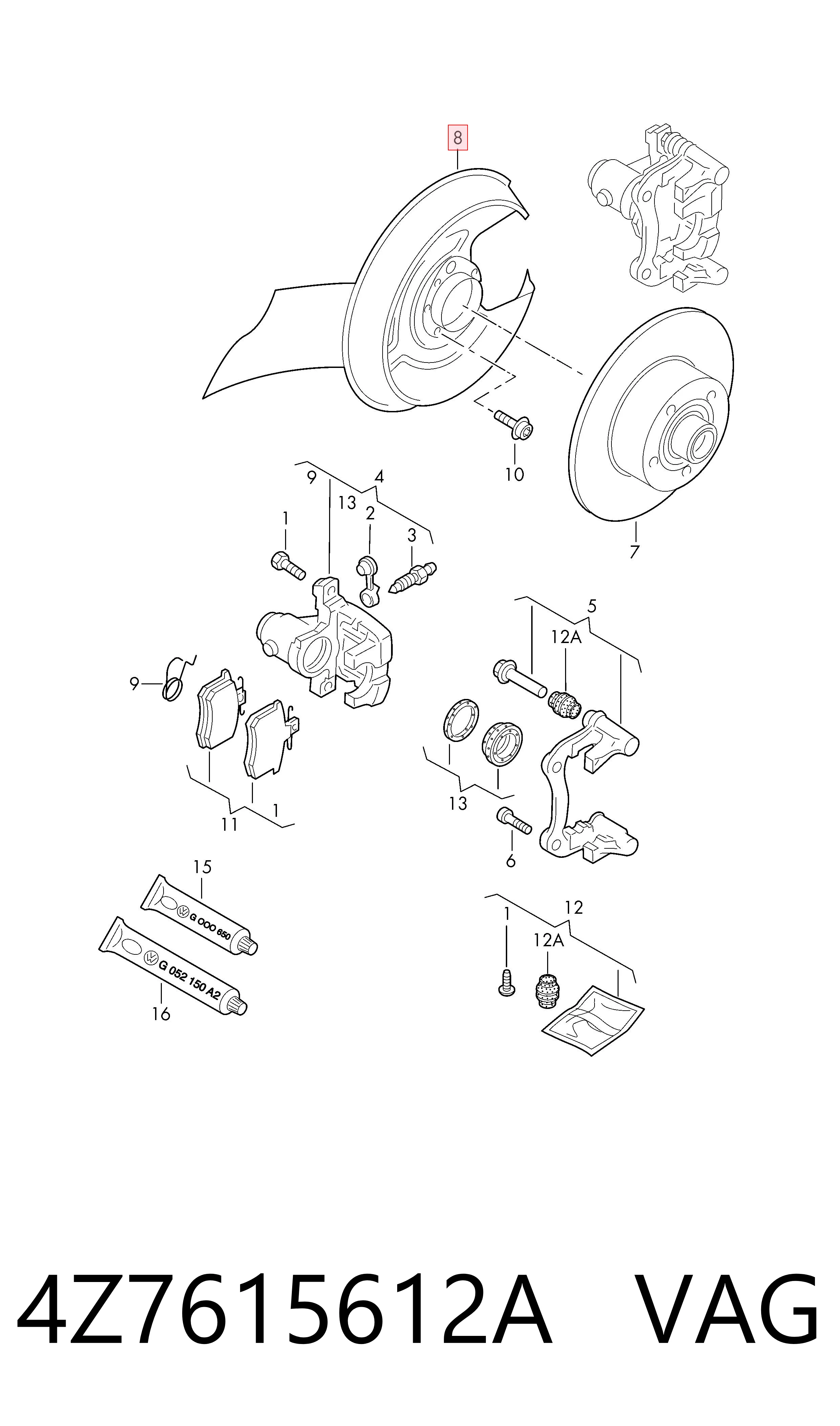 4Z7615612A VAG